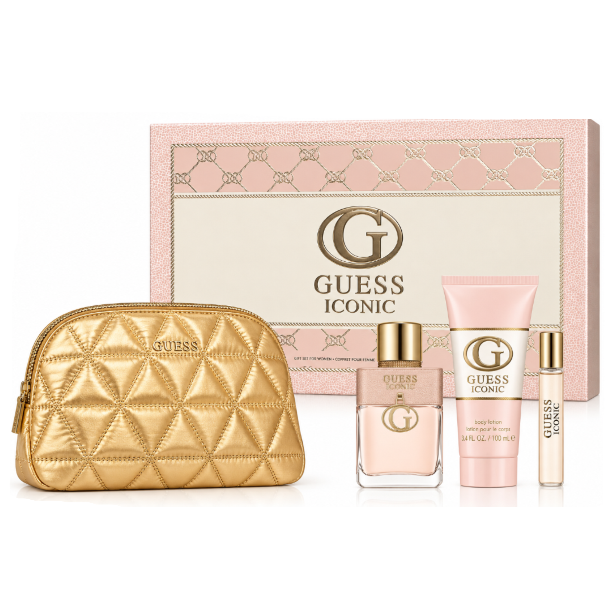 Iconic by Guess 4-Piece Set 3.4oz Women EDP Spray | Wholesale