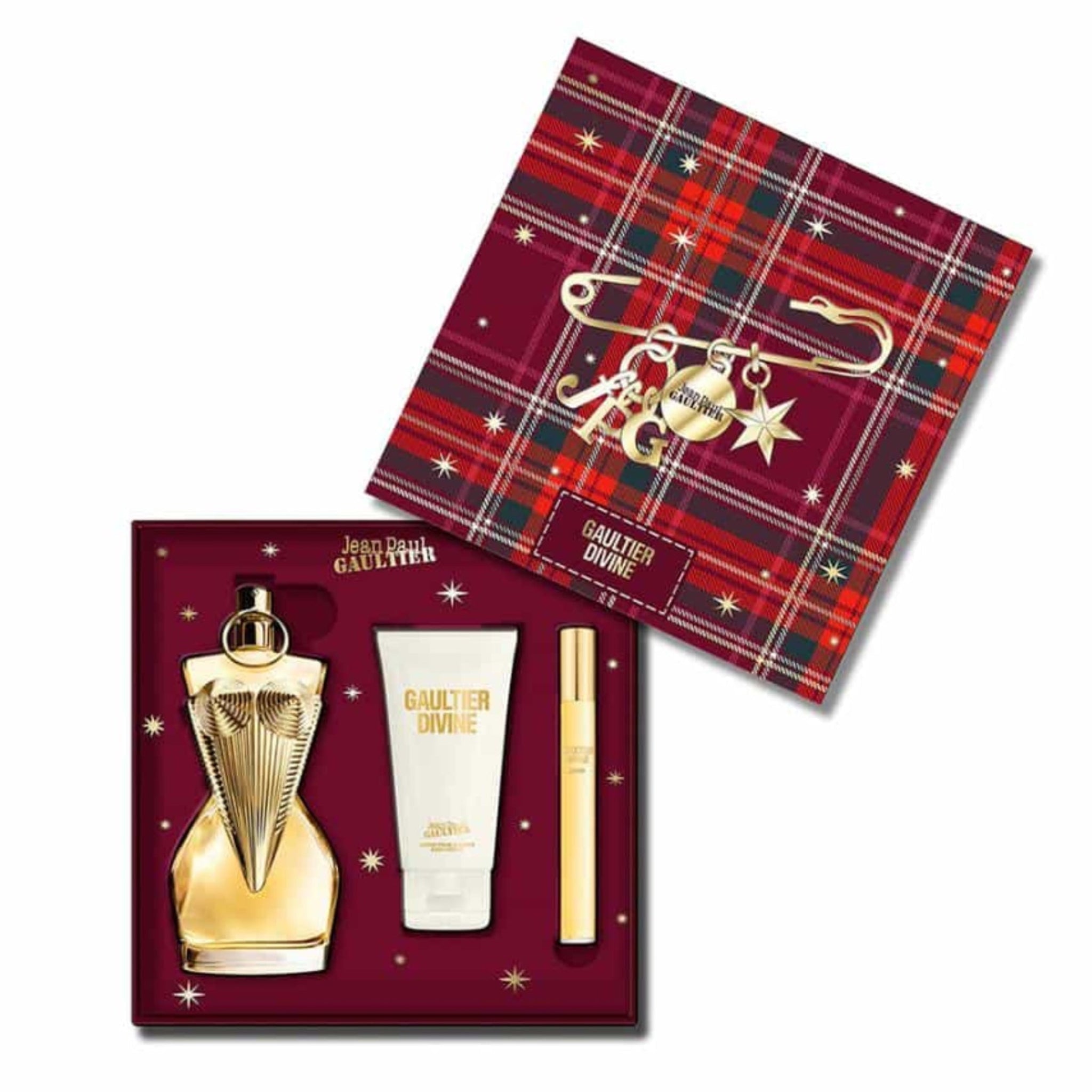 Jean Paul Gaultier Divine 3-Piece Set 3.4oz Women EDP Spray by Jean Paul Gaultier