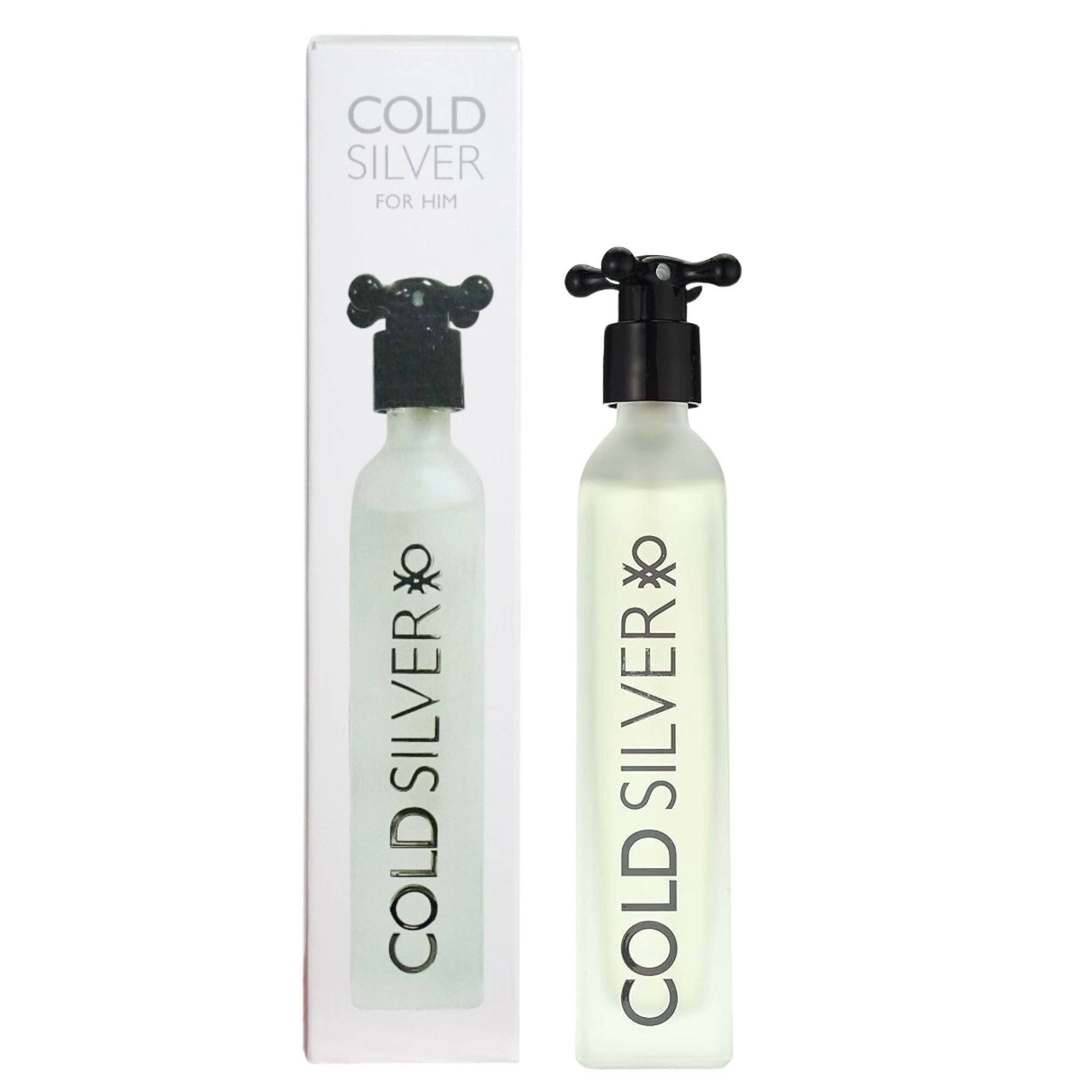 Cold Silver 3.3oz Men EDT Spray by Benetton