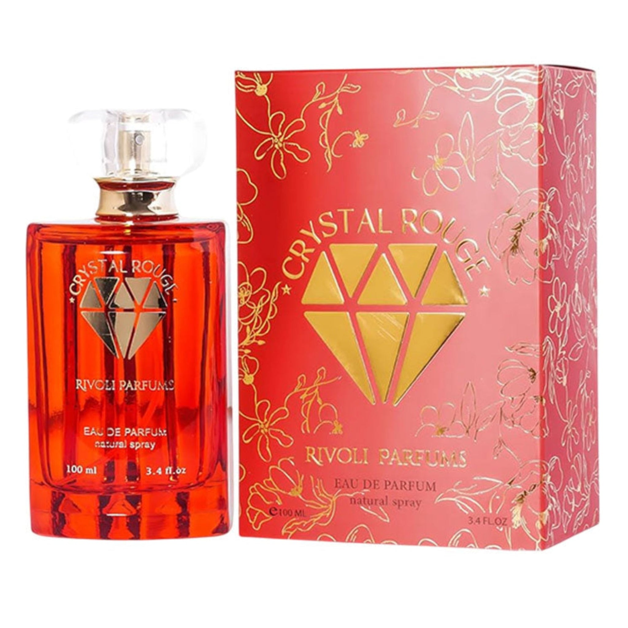 Rivoli Crystal Rouge 3.4oz Women EDP Spray by Rivoli