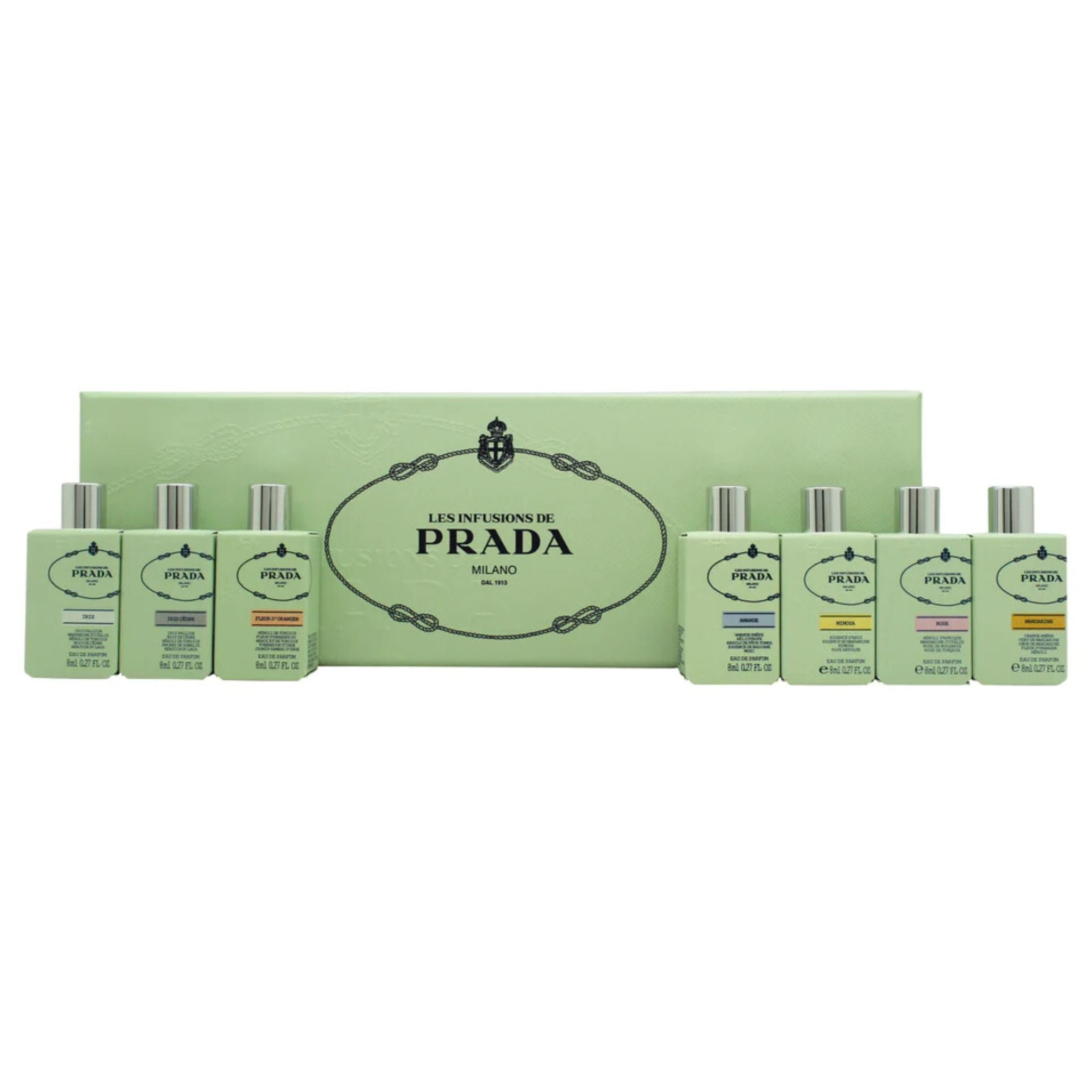 Prada Infusion Mini 7- Piece Set 0.27oz Women EDP Splash by Prada