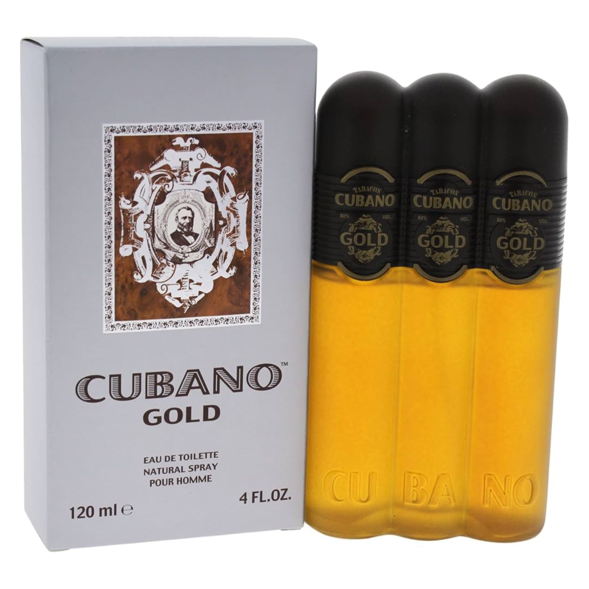 Cubano Copper 4.0oz Men EDT Spray by Cuba