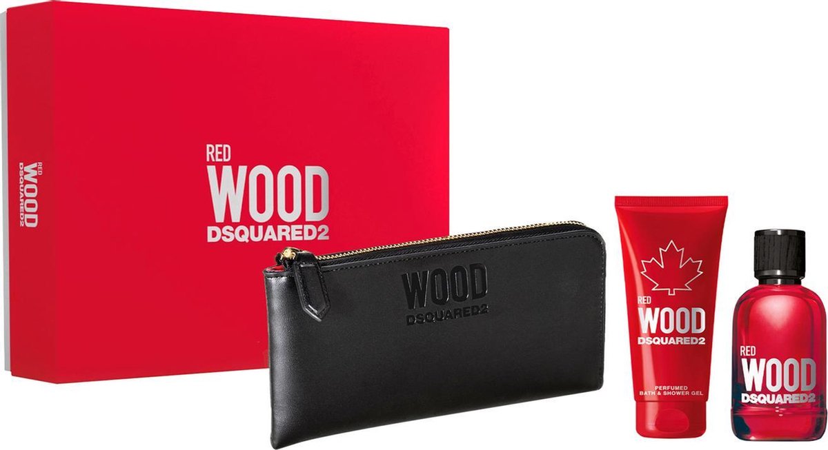 Dsquared2 Red 3-Piece Set 3.4oz Women EDT Spray by DSquared2