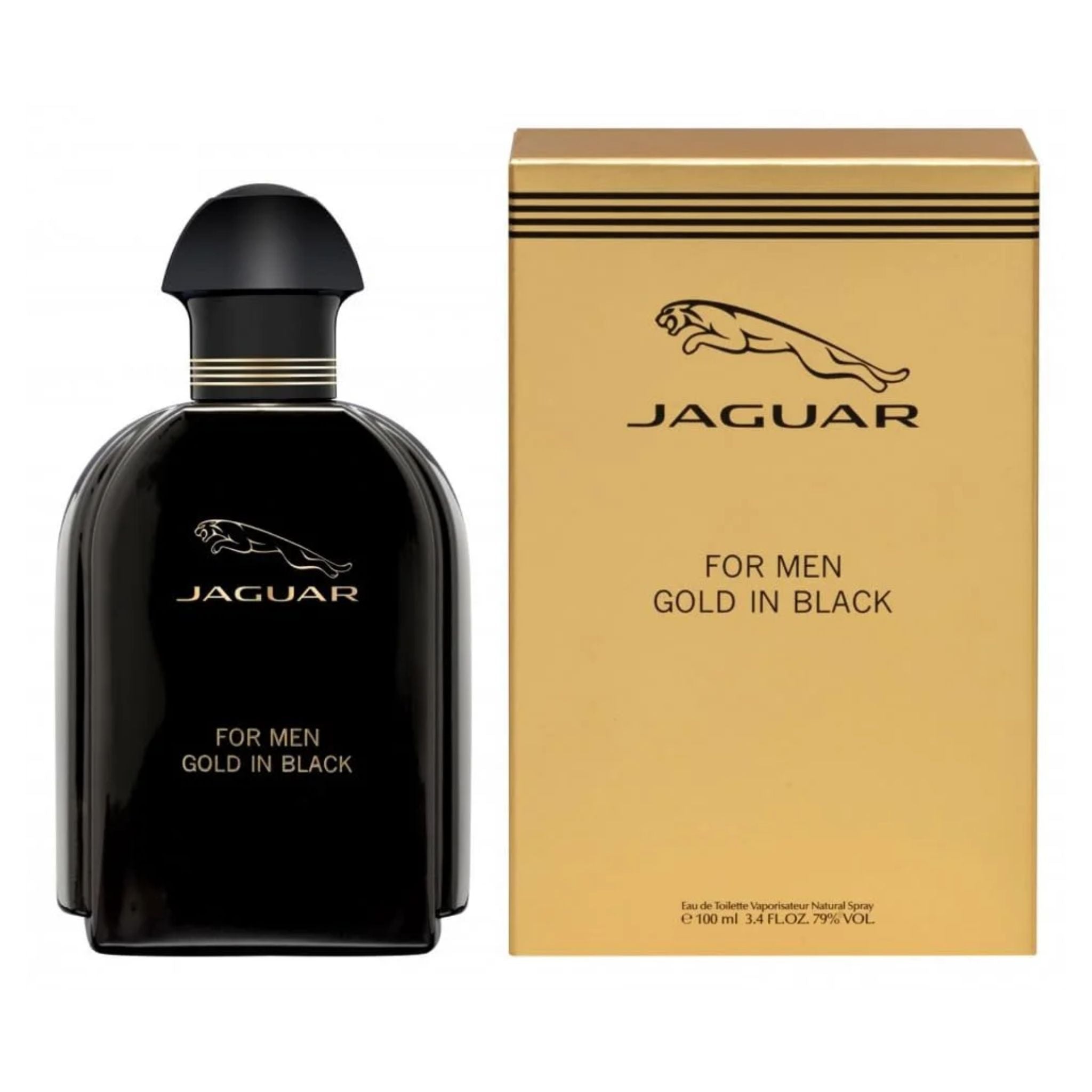 Jaguar Gold In Black 3.4oz Men EDT Spray by Jaguar