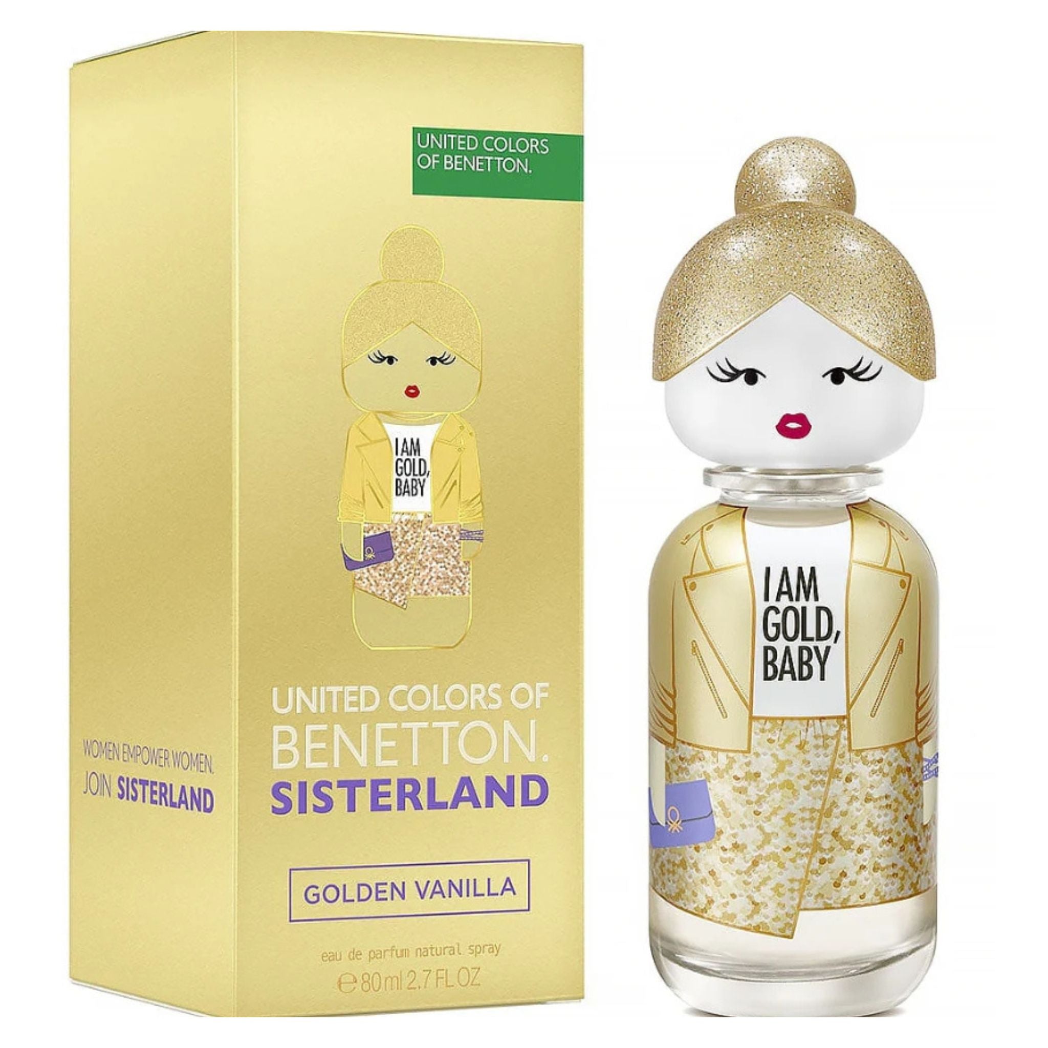 Benetton Sis Golden Vanilla 2.7oz Women EDT by Benetton