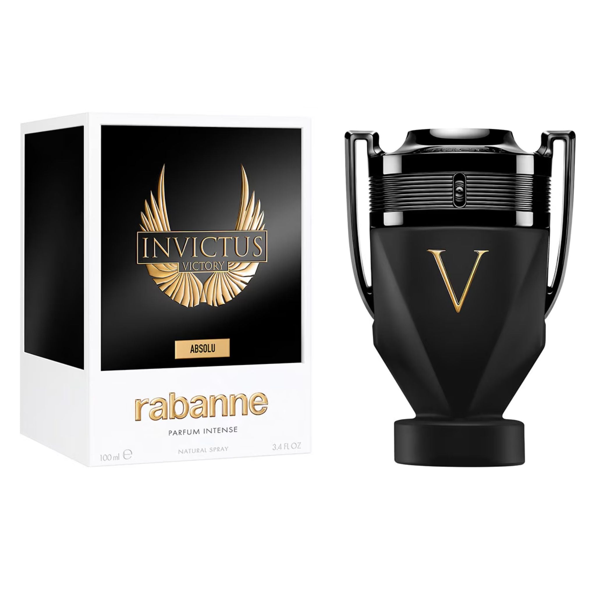 Paco Rabanne Invictus Victory Absolu Parfum Intense 3.4oz Men EDP Spray by Paco Rabanne