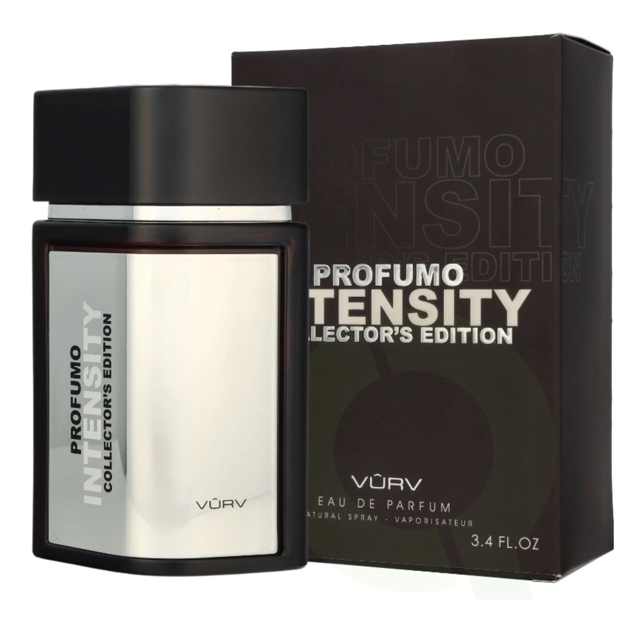 Vurv Intensity Silver 3.4oz Men EDP Spray by Vurv
