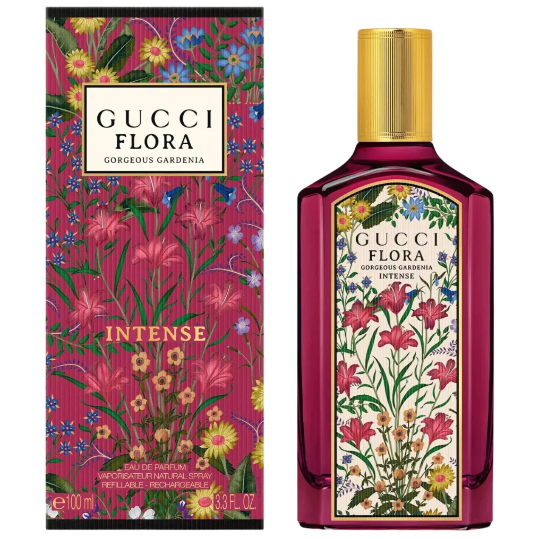 Gucci Flora Gorgeous Gardenia Intense 3.3oz EDP Women Spray by Gucci