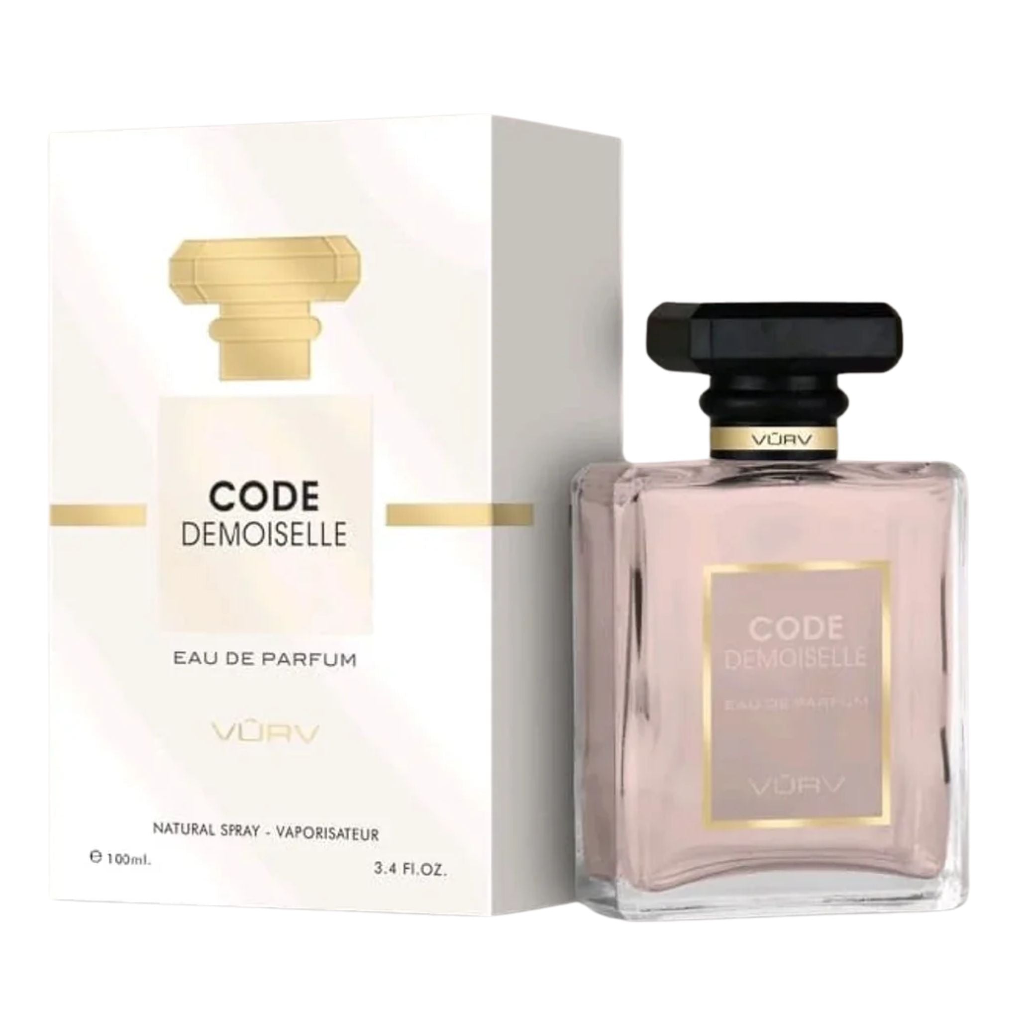 Vurv Code Demoiselle 3.4oz Women EDP Spray by Vurv
