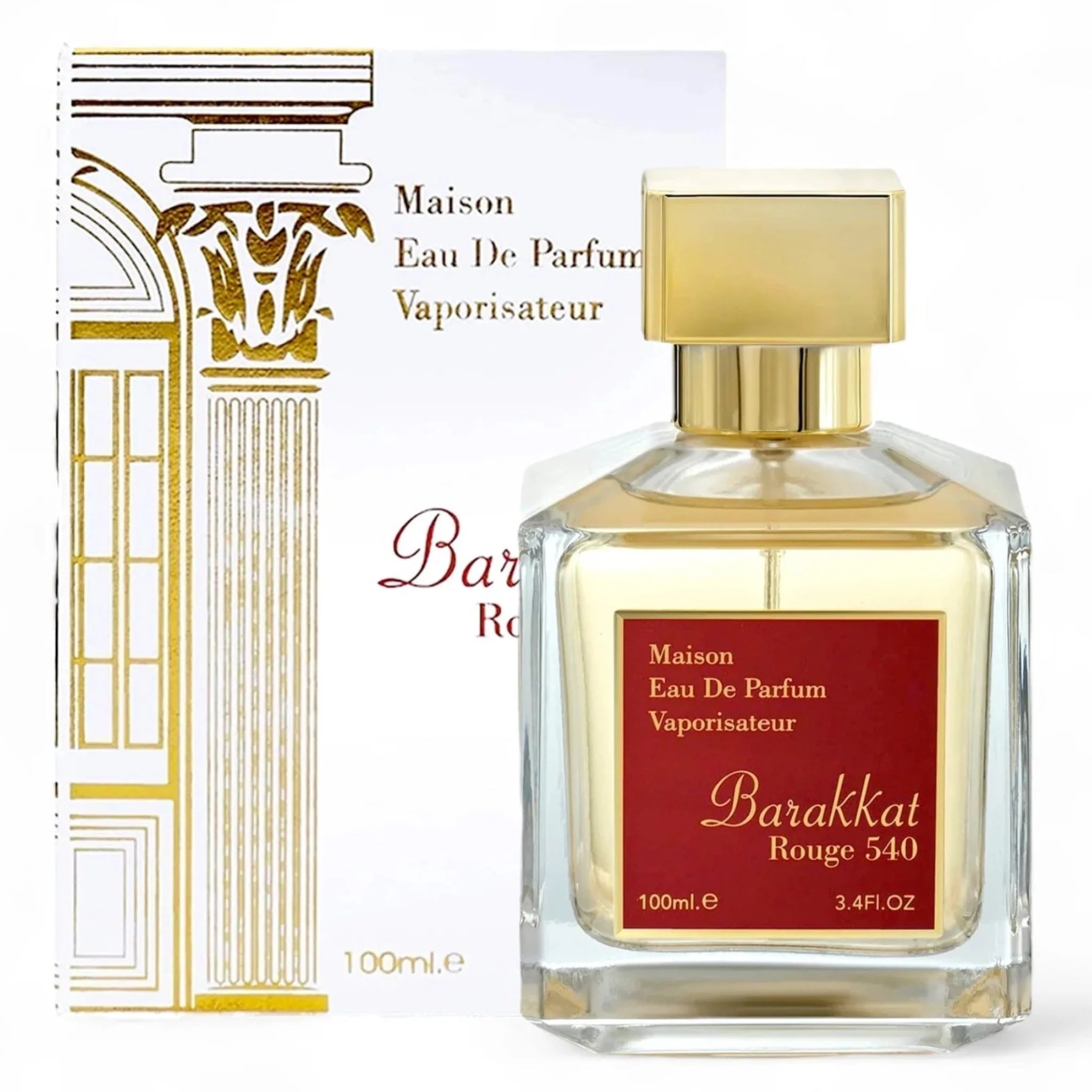 Fragrance World Barakkat Rouge 540 EDP 3.4oz Unisex EDP Spray by Fragrance World
