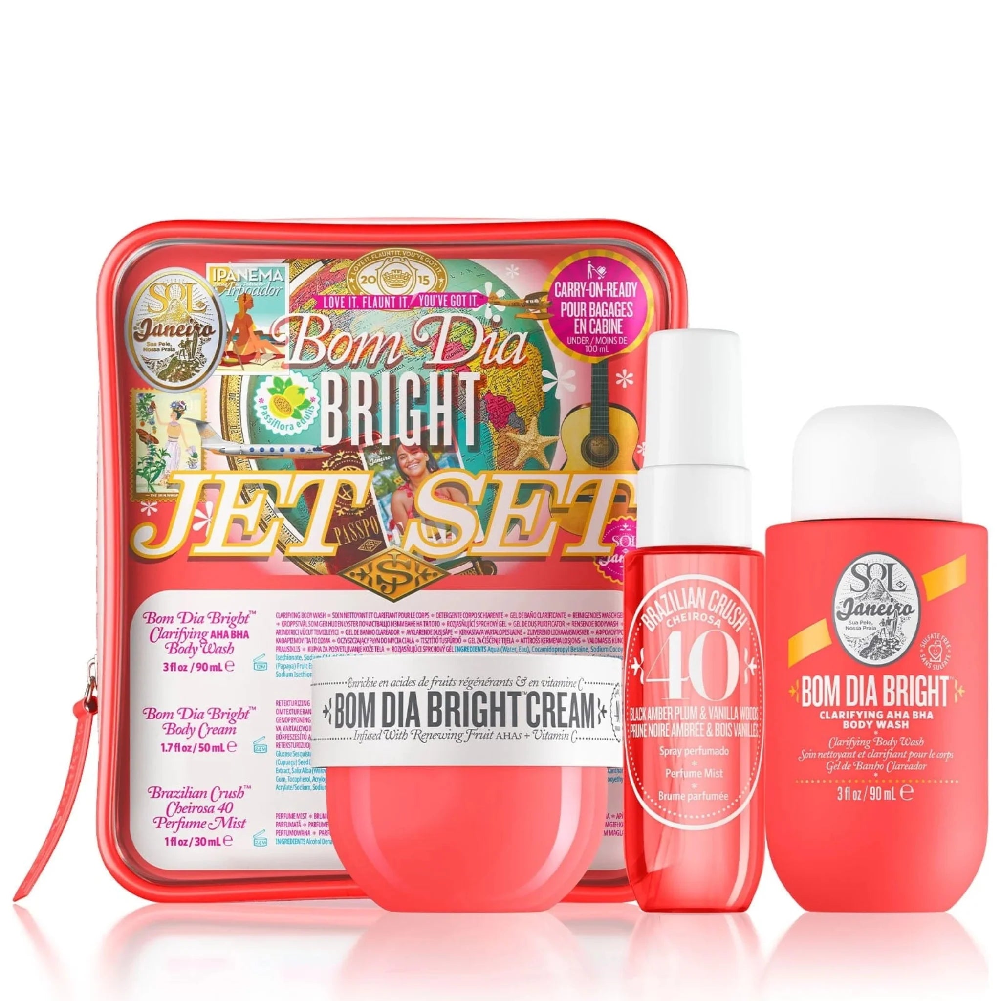 Sol de Janeiro Bom Dia Bright 3-Piece Set 1.0oz Body Mist by Sol De Janeiro