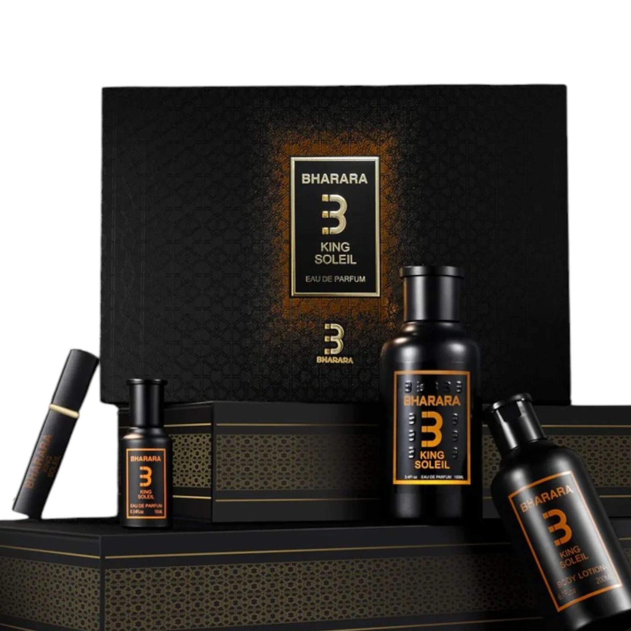 Bharara King Soleil 4-Piece Set Unisex EDP Spray by Bharara