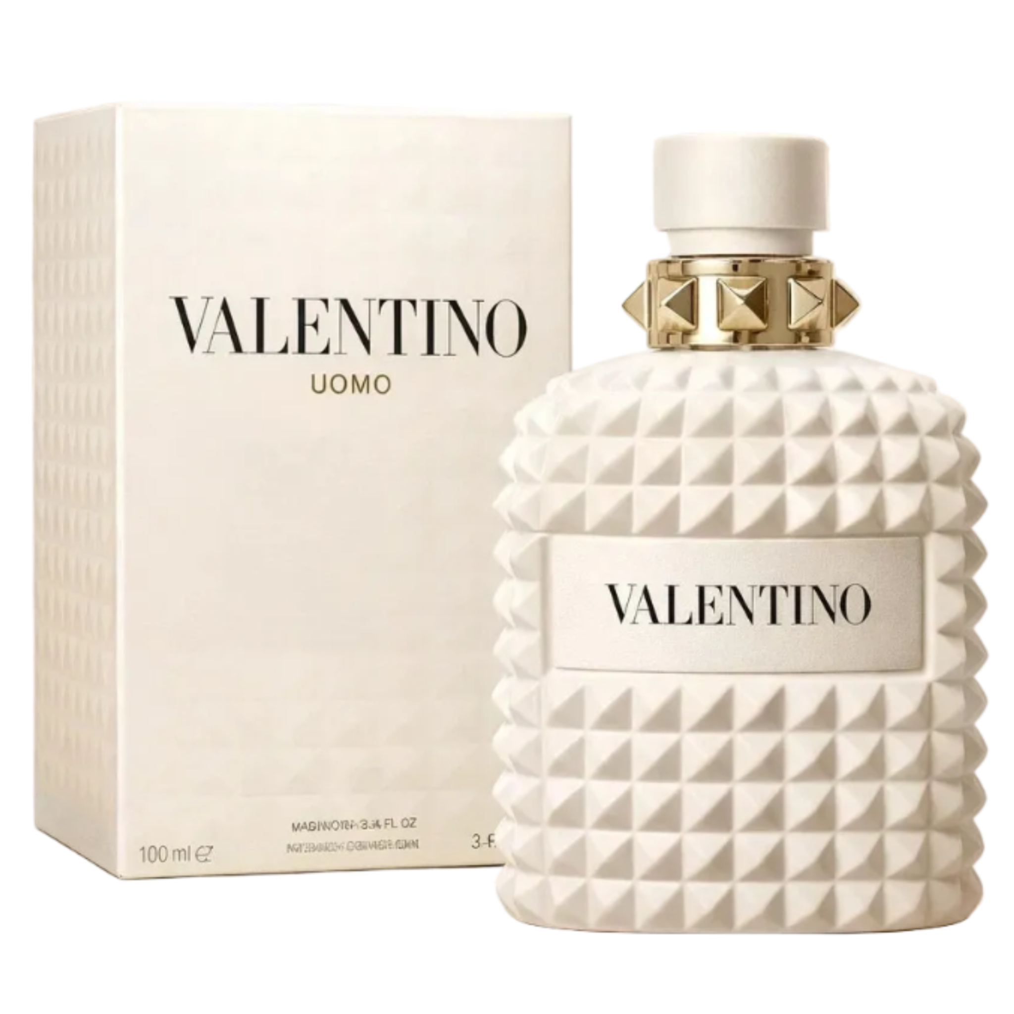 Valentino Uomo Born in Roma Ivory 3.4oz Men EDT Spray by Valentino