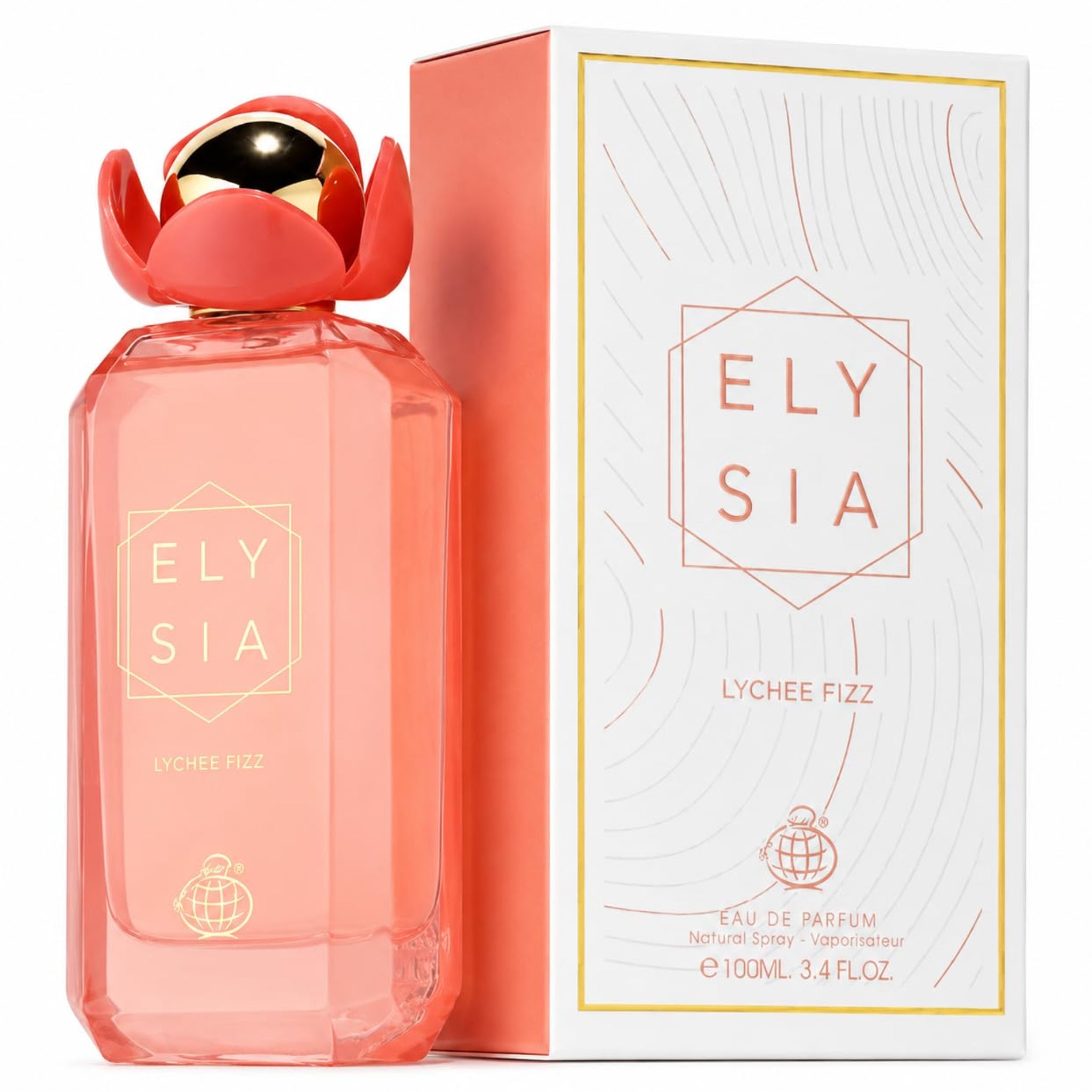 Elysia Lychee Fizz By Fragrance World 3.4oz For Women EDP Spray