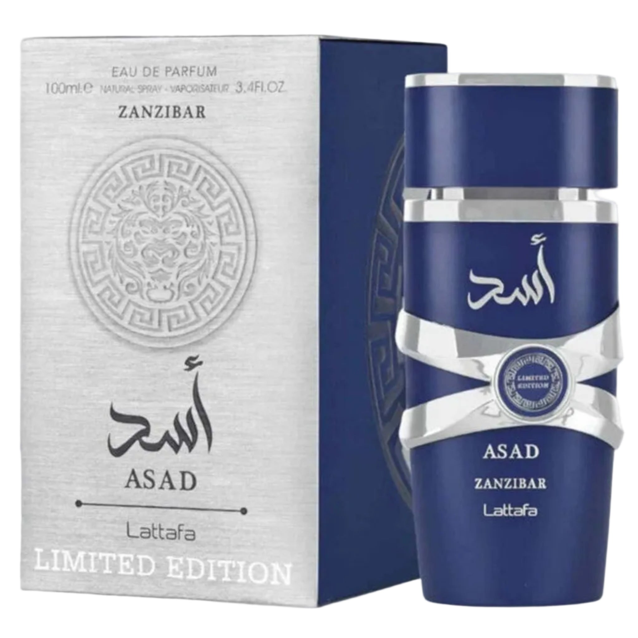 Asad Zanzibar LTD By Lattafa 3.4oz For Men EDP Spray