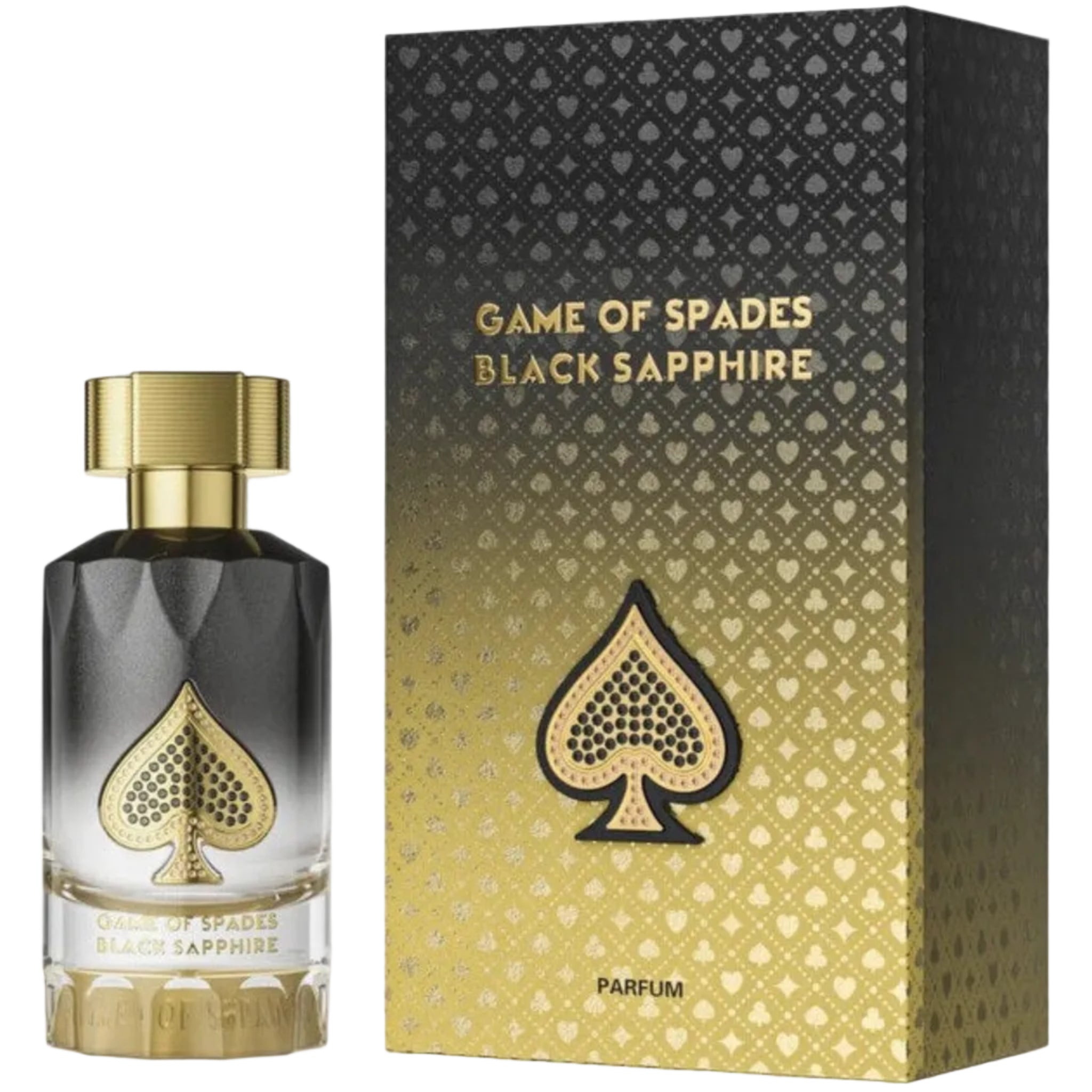 Game of Spades Black Sapphire Parfum By Jo Milano 3.4oz Unisex Parfum Spray