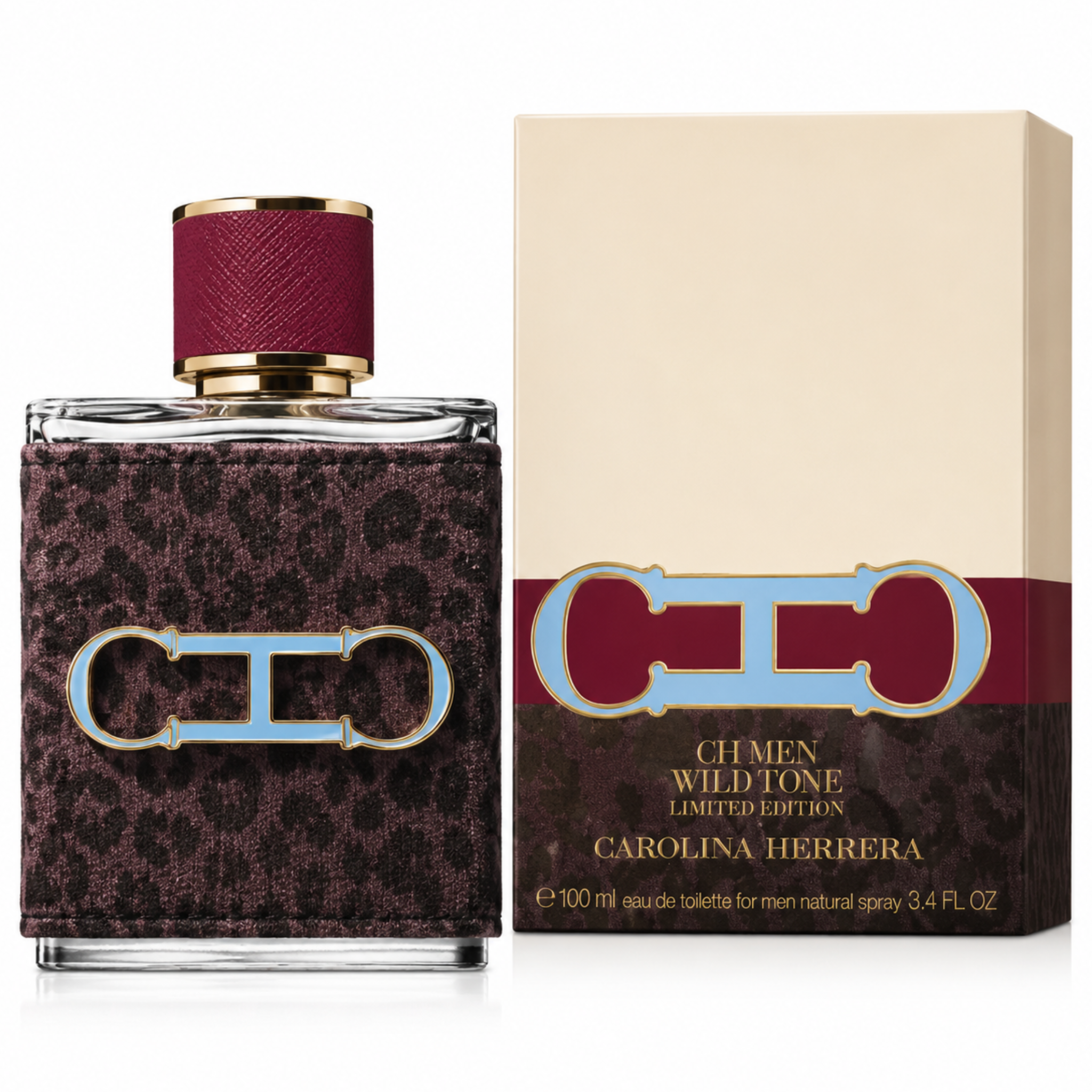 CH Men Wild Love By Carolina Herrera 3.4oz For Men EDP Spray