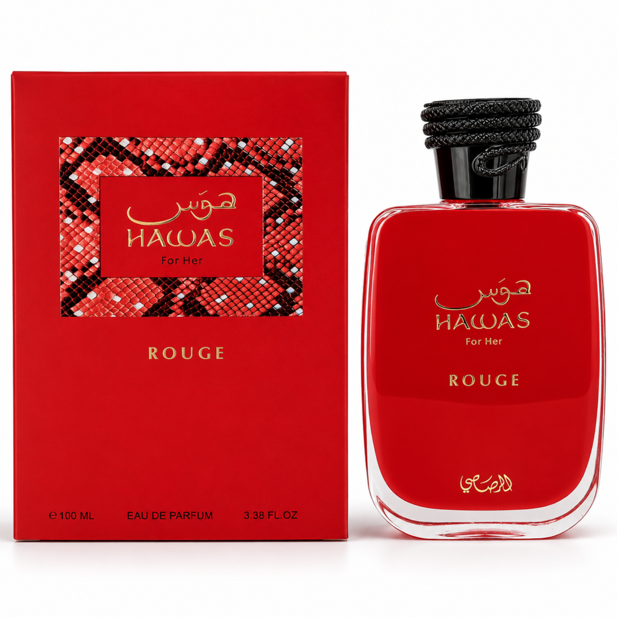 Hawas Rouge By Rasasi 3.38oz For Women EDP Spray