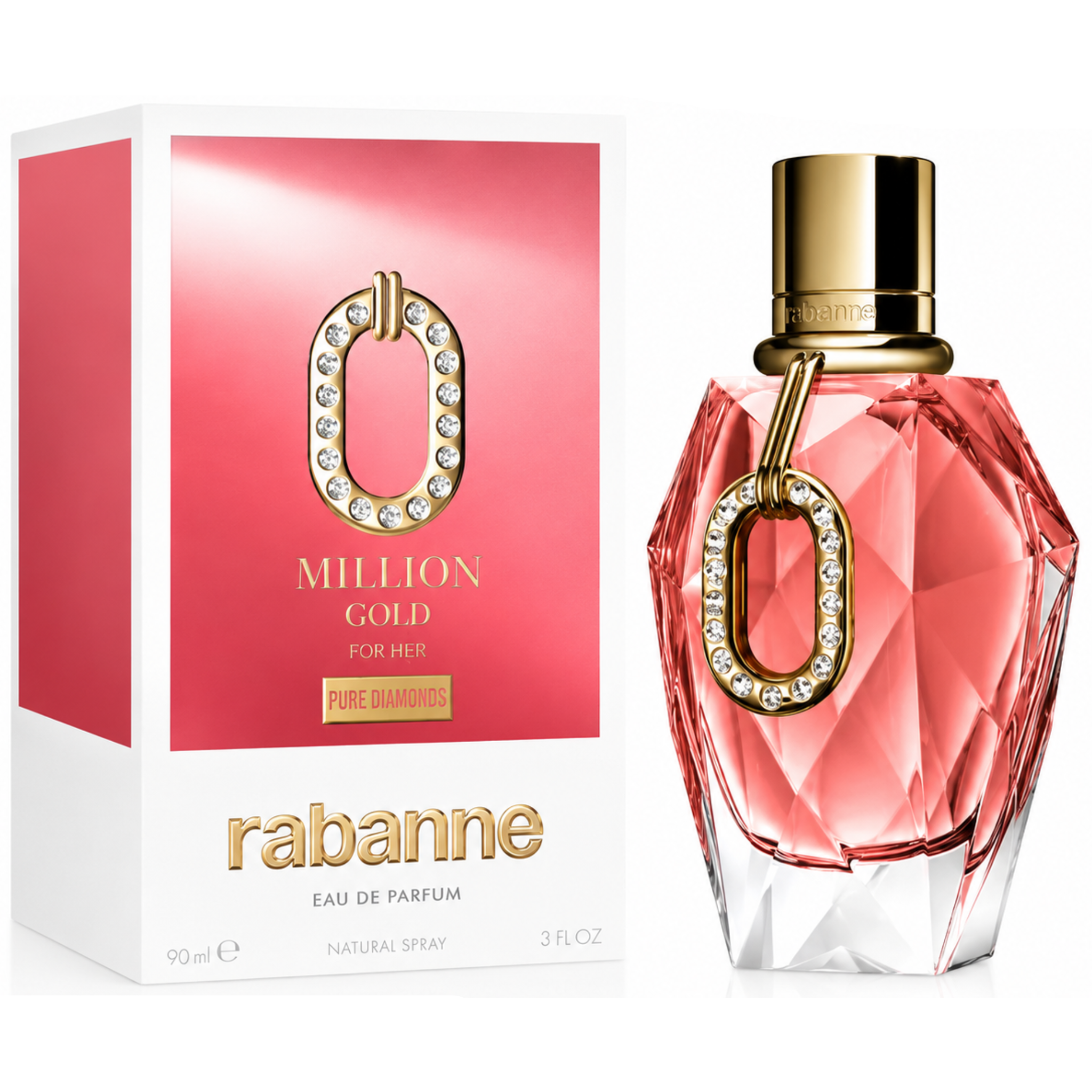 Million Gold Pure Diamonds By Paco Rabanne 3.0oz For Women EDP Spray