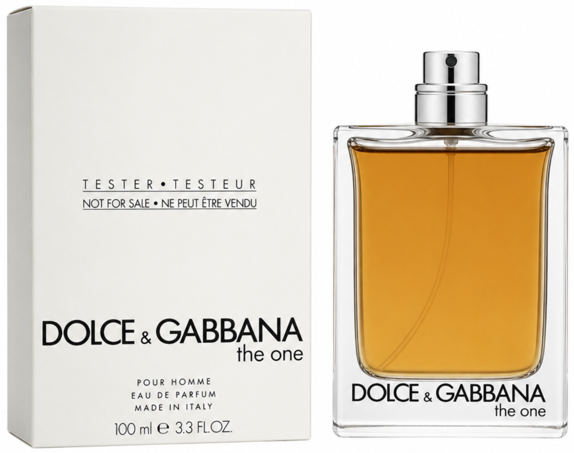 The One By Dolce & Gabbana 3.3oz For Men EDP Tester Spray