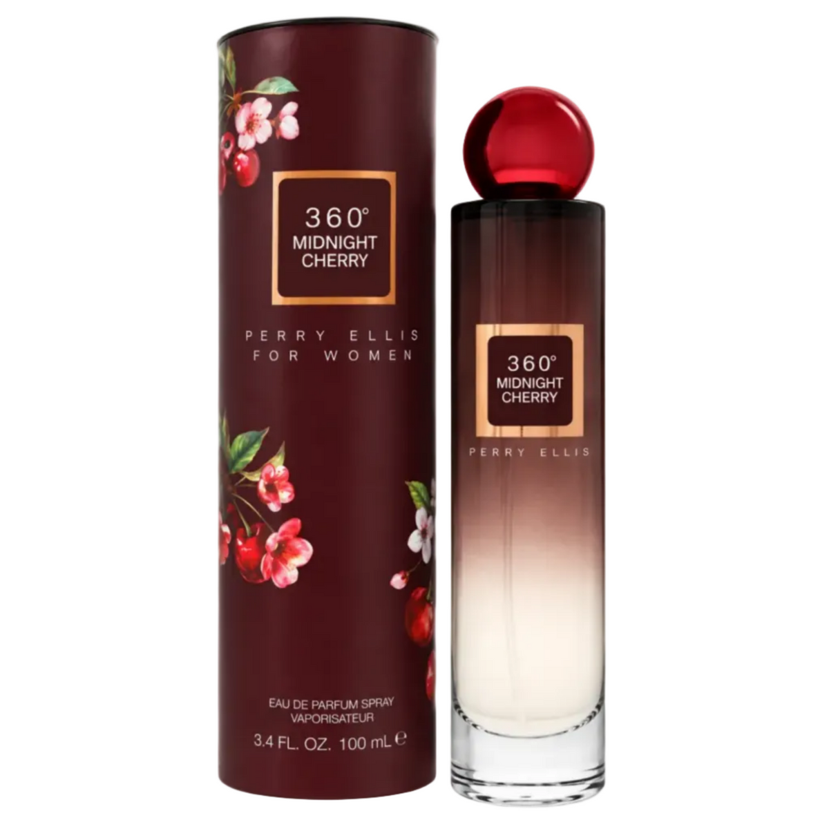 360 Midnight Cherry by Perry Ellis 3.4oz Women EDP Spray