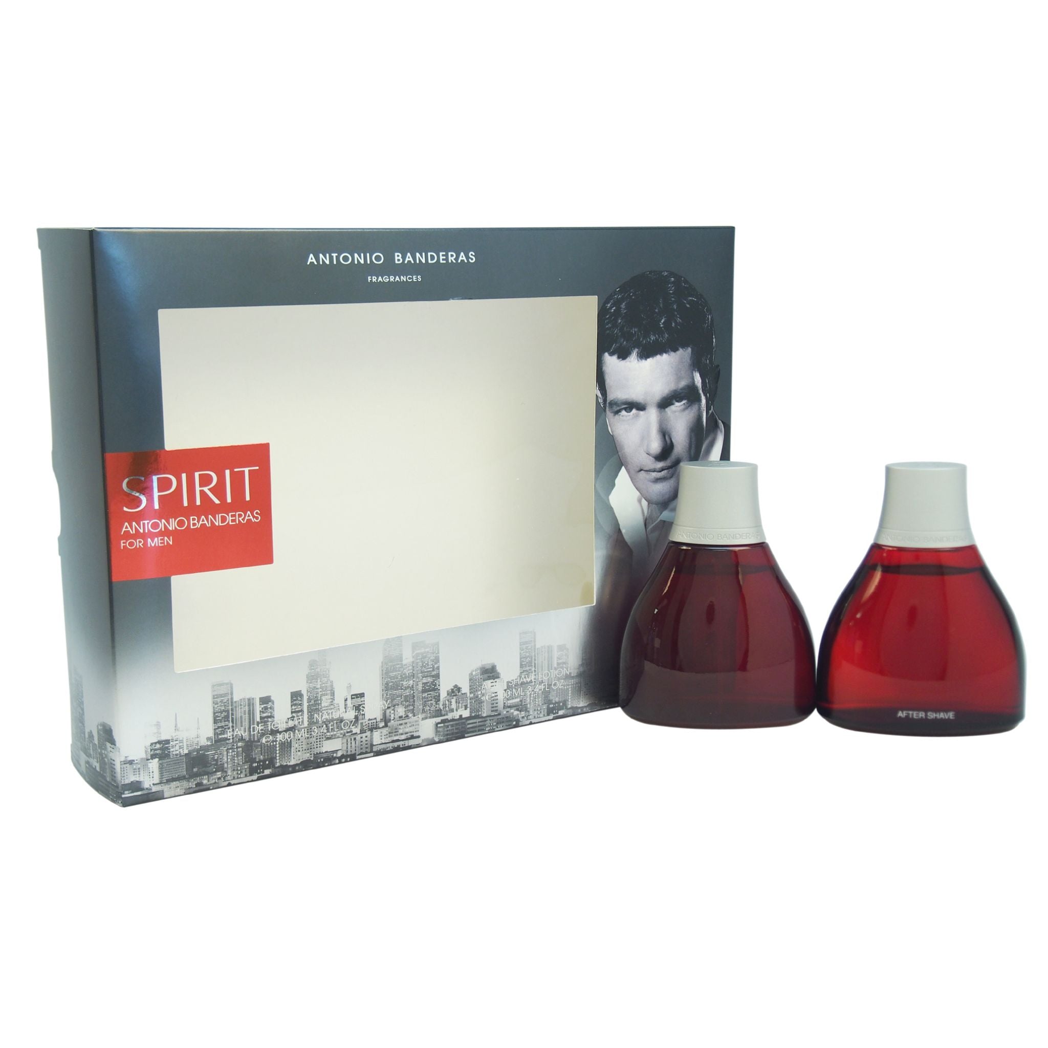 Antonio Banderas Spirit 2-Piece Set 3.4oz Men EDT Spray by Antonio Banderas