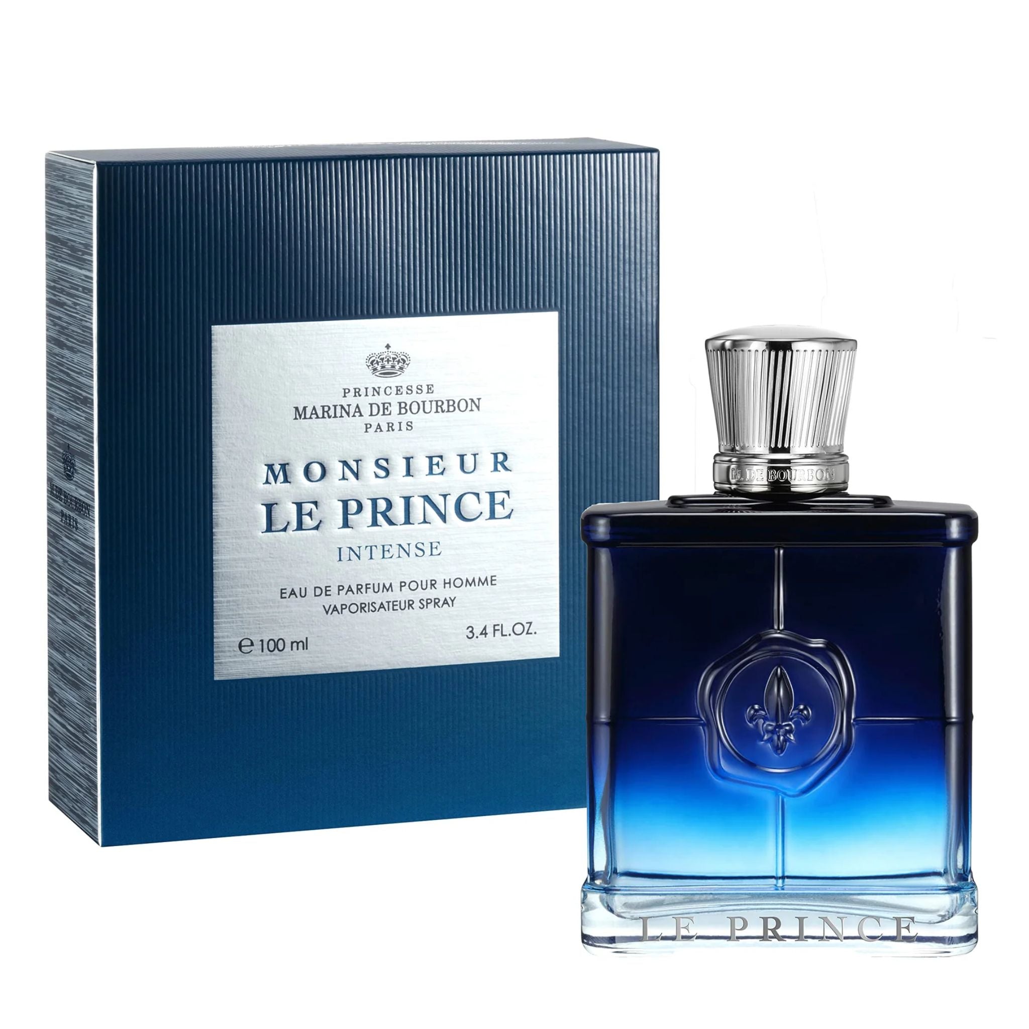 Marina De Bourbon Monsieur Prince Intense 3.4oz Men EDP Spray by Marina De Bourbon
