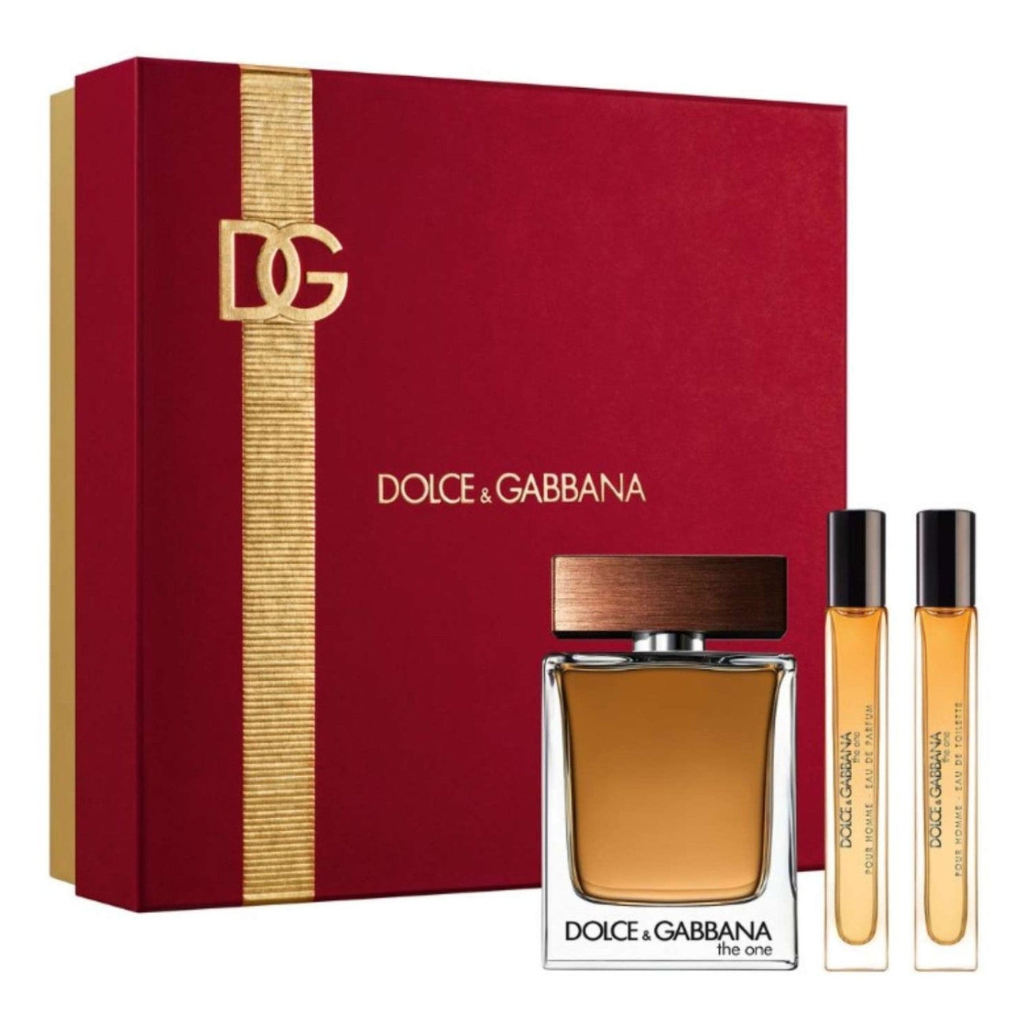 Dolce & Gabbana One 3-Piece Set 3.3oz Men EDT Spray by Dolce & Gabbana