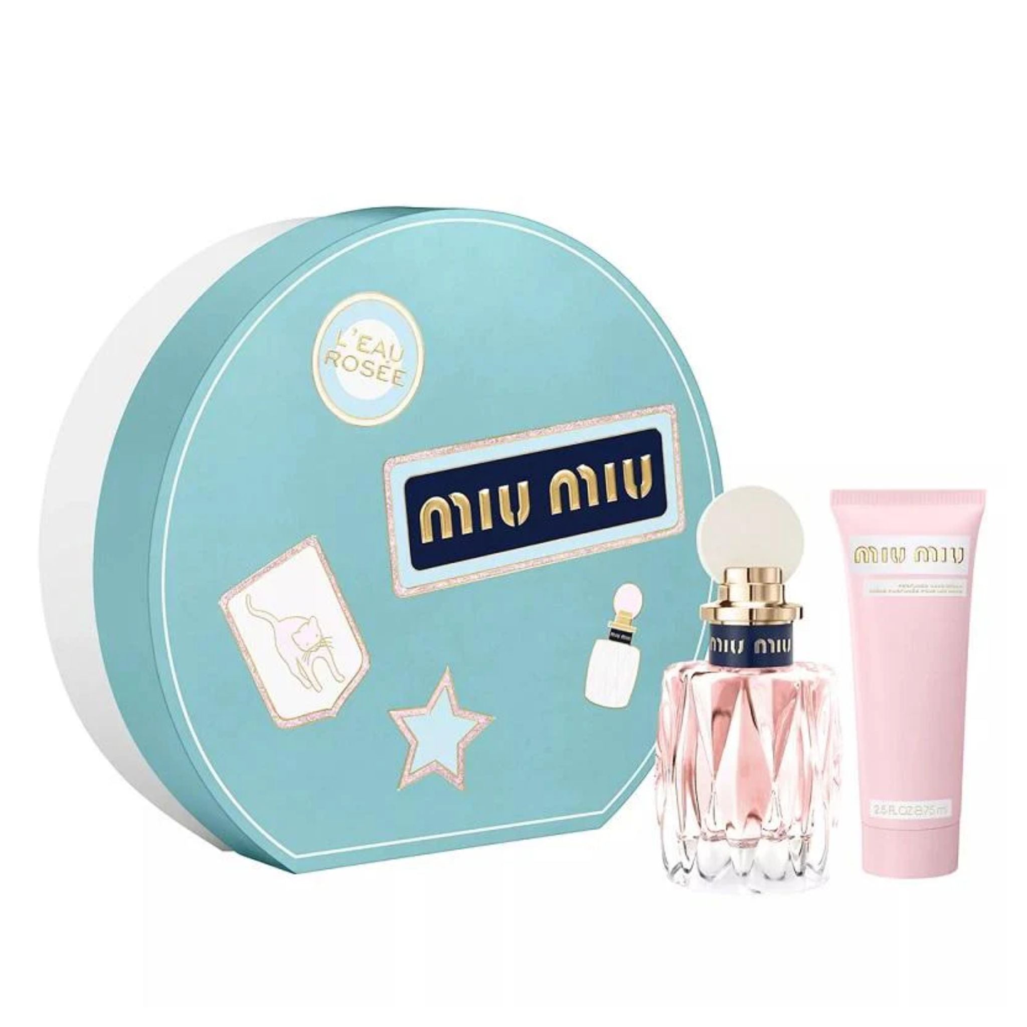 Miu Miu L'Eau Rosee 2-Piece Set 3.4oz Women EDT Spray by Miu Miu