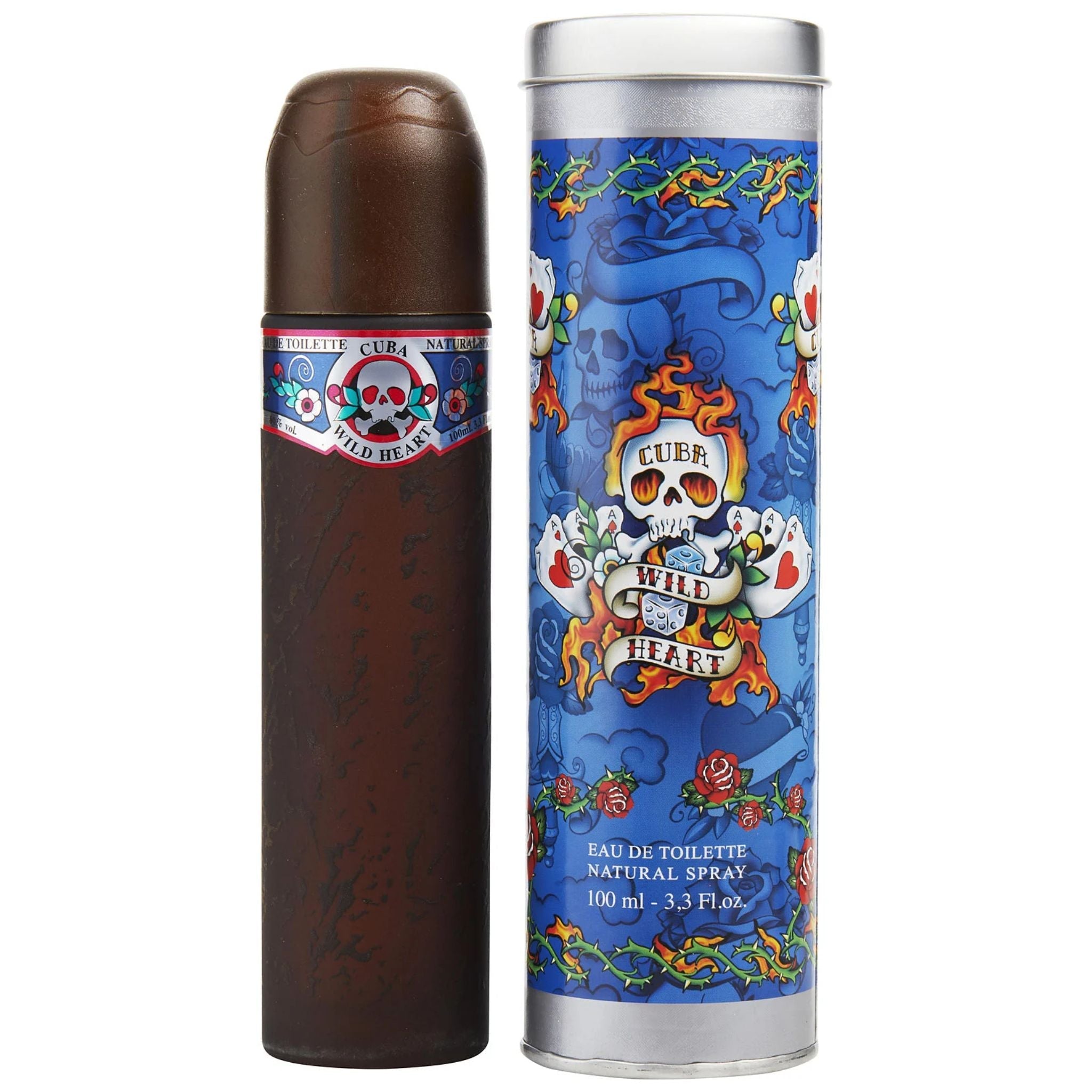 Cuba Wild Heart 3.3oz Men EDT Spray by Cuba
