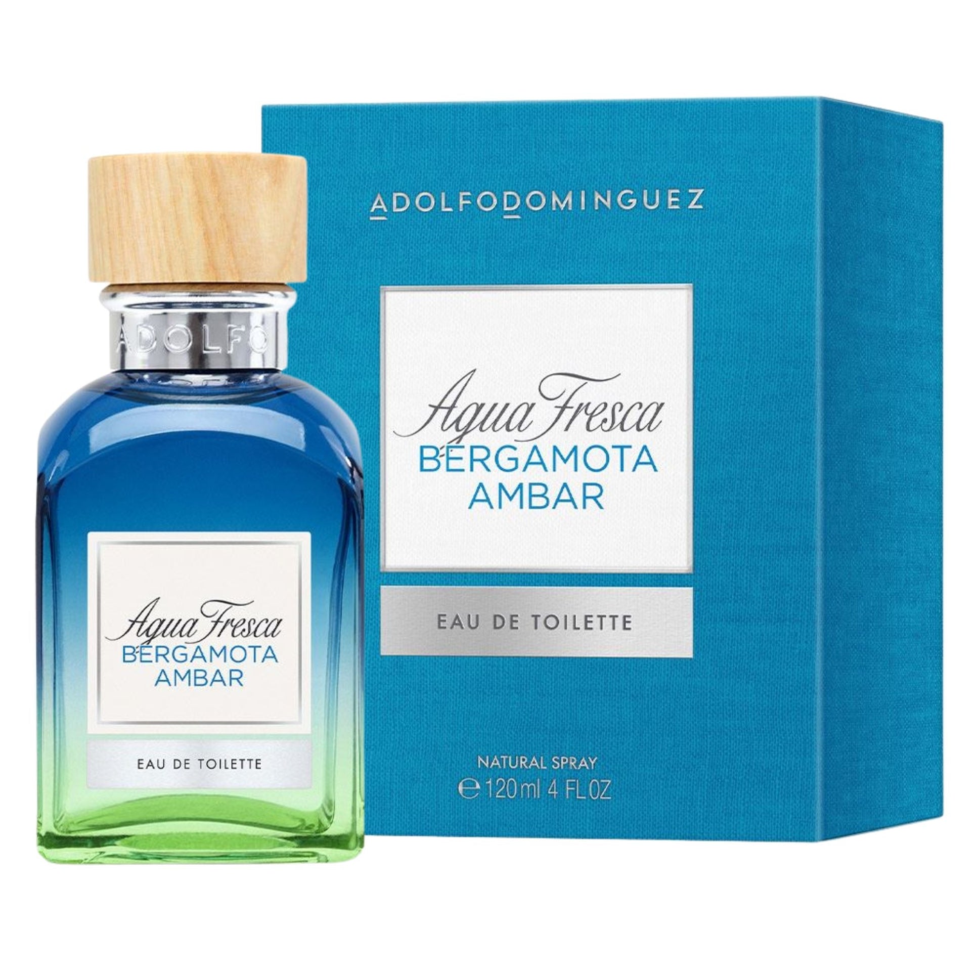 Adolfo Dominguez Agua Fresca Bergamota 4.0oz Men EDT Spray by Adolfo Dominguez