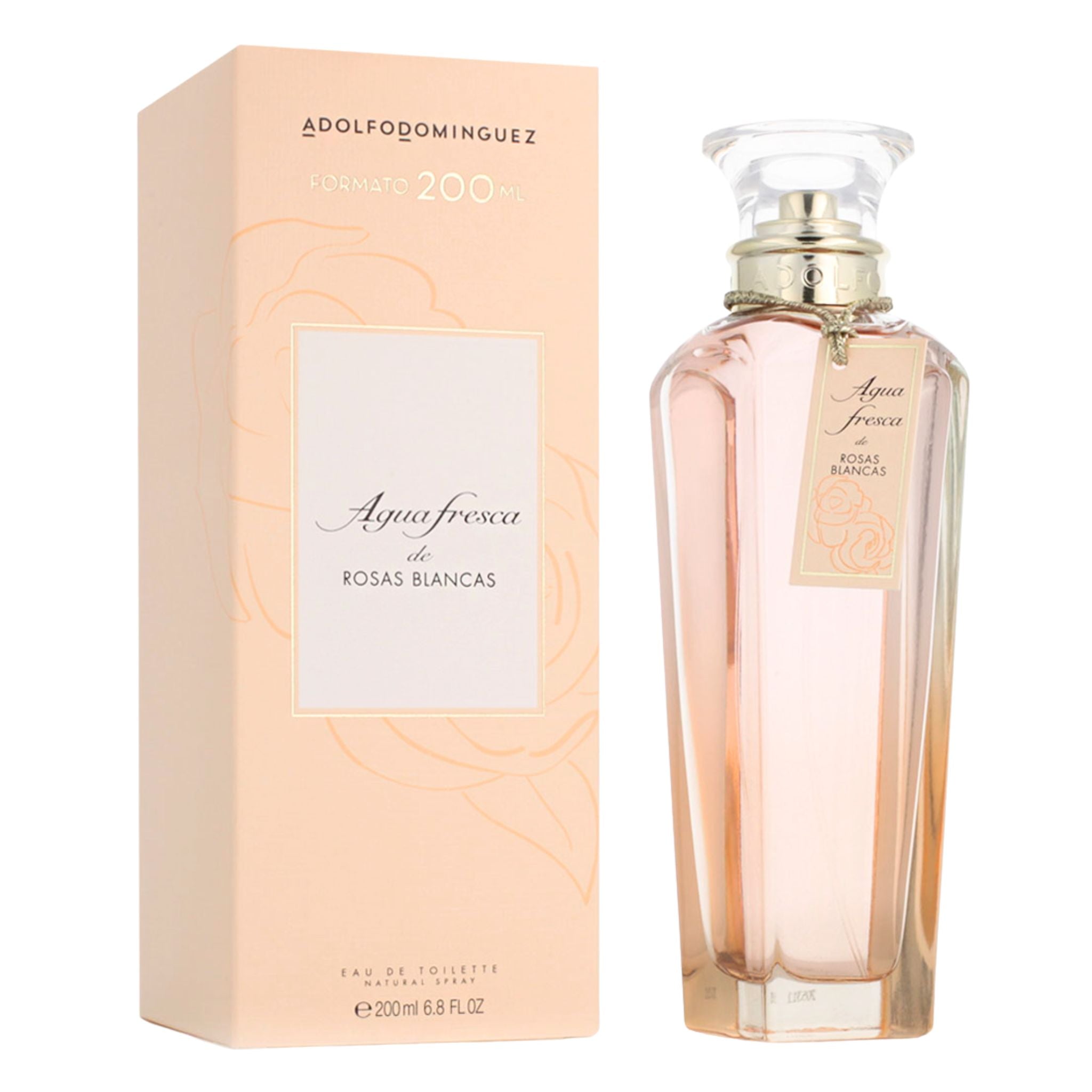 Adolfo Dominguez Agua Fresca De Rosas Blancas 6.8oz Women EDT Spray by Adolfo Dominguez