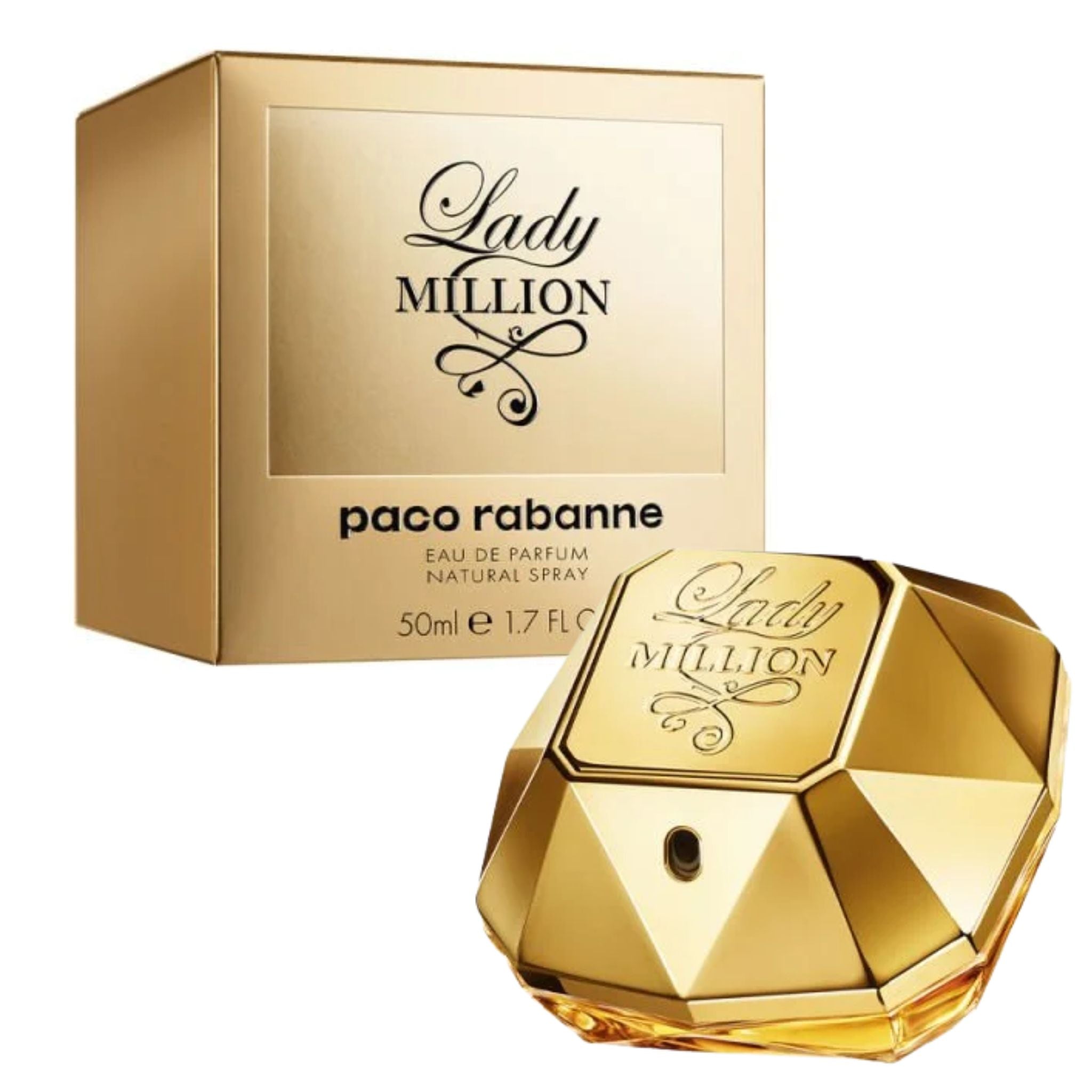Paco Rabanne Lady Million 1.7oz Women EDP Spray by Paco Rabanne