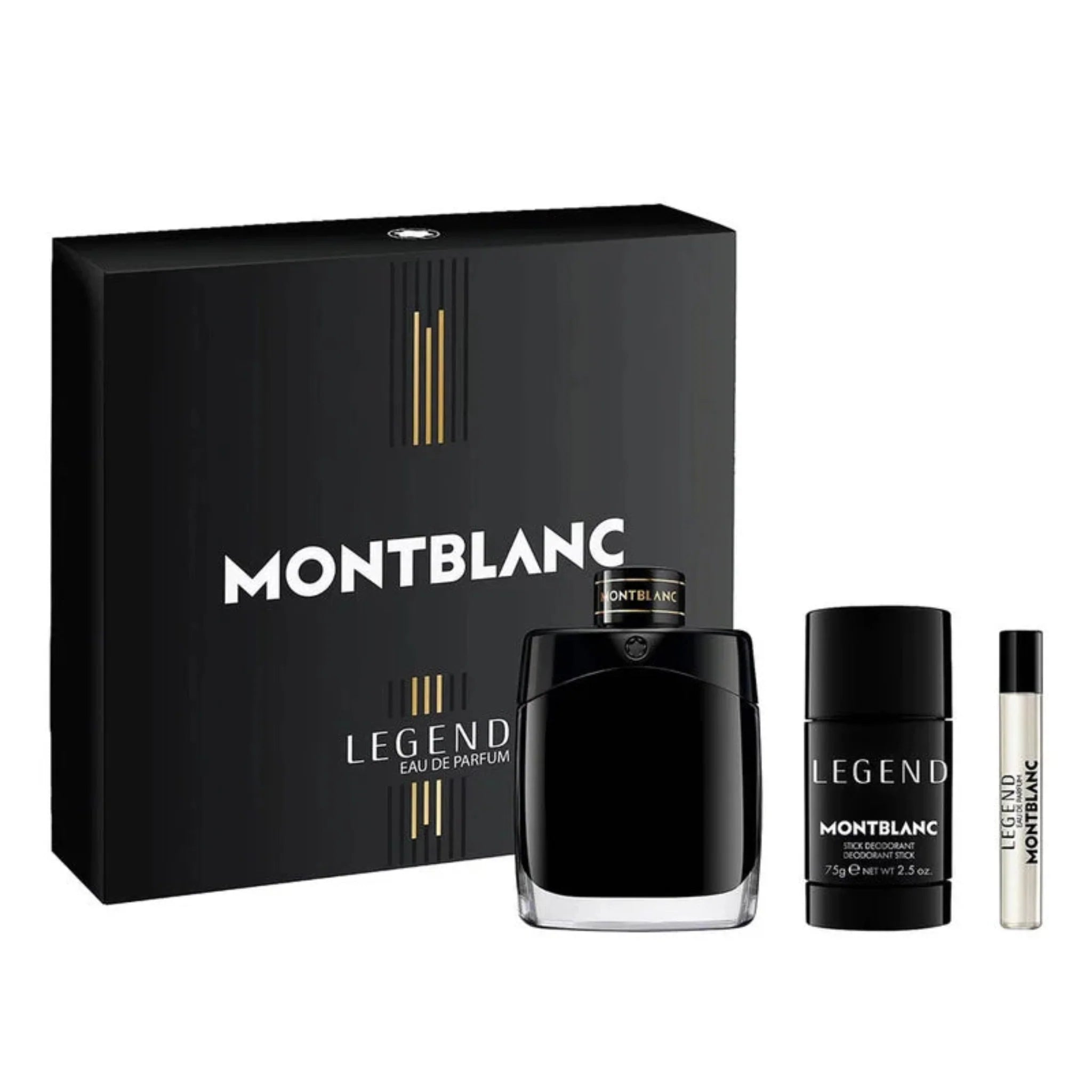 Mont Blanc Legend 3-Piece Set 3.3oz Men EDP Spray by Mont Blanc