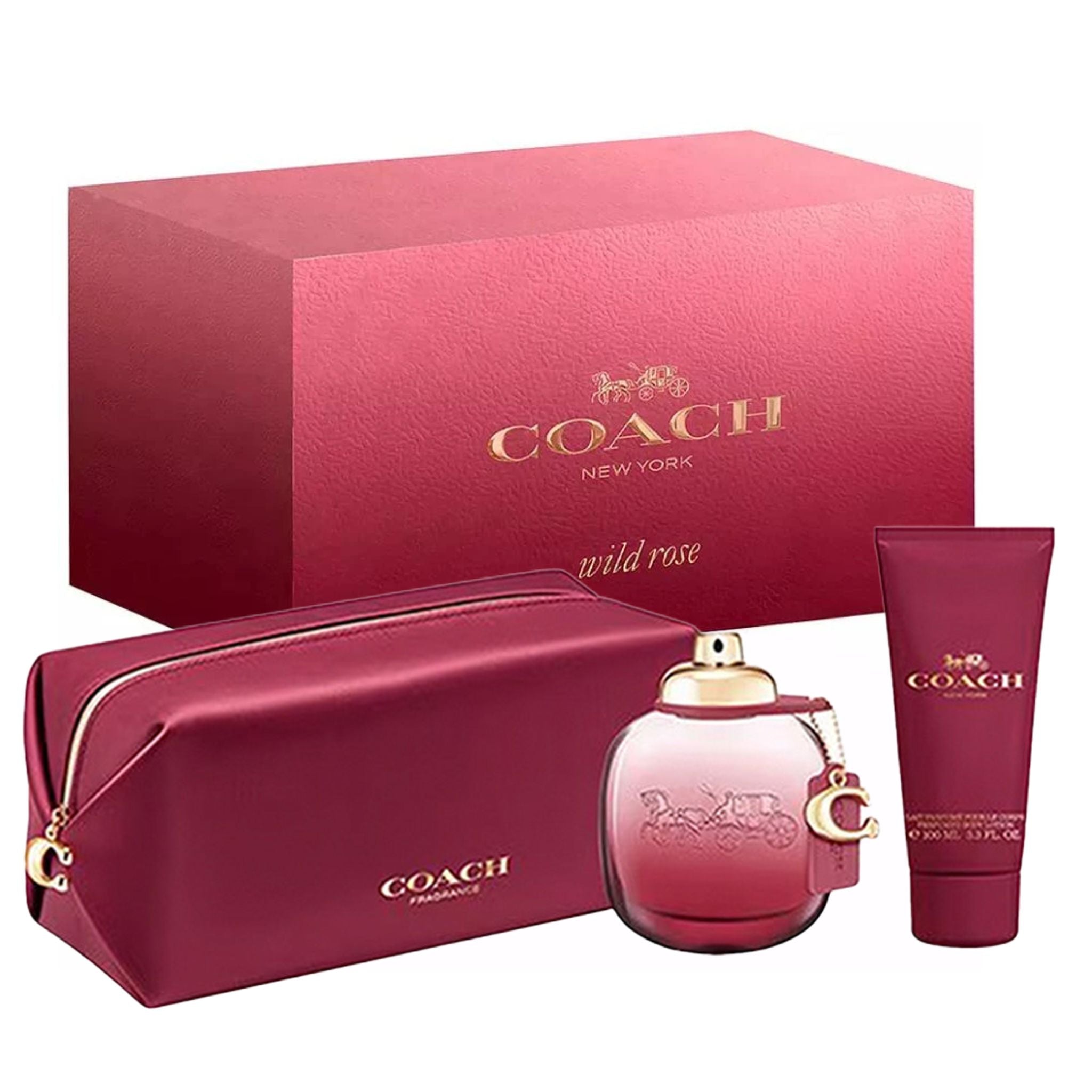 Coach Wild Rose 3-Piece Set 3.0oz Women EDP Spray by Coach