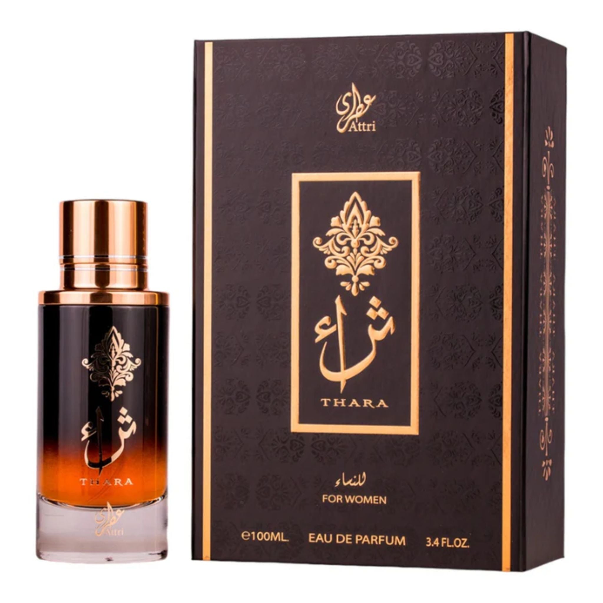 Thara Black 3.4oz Unisex EDP Spray by Attri