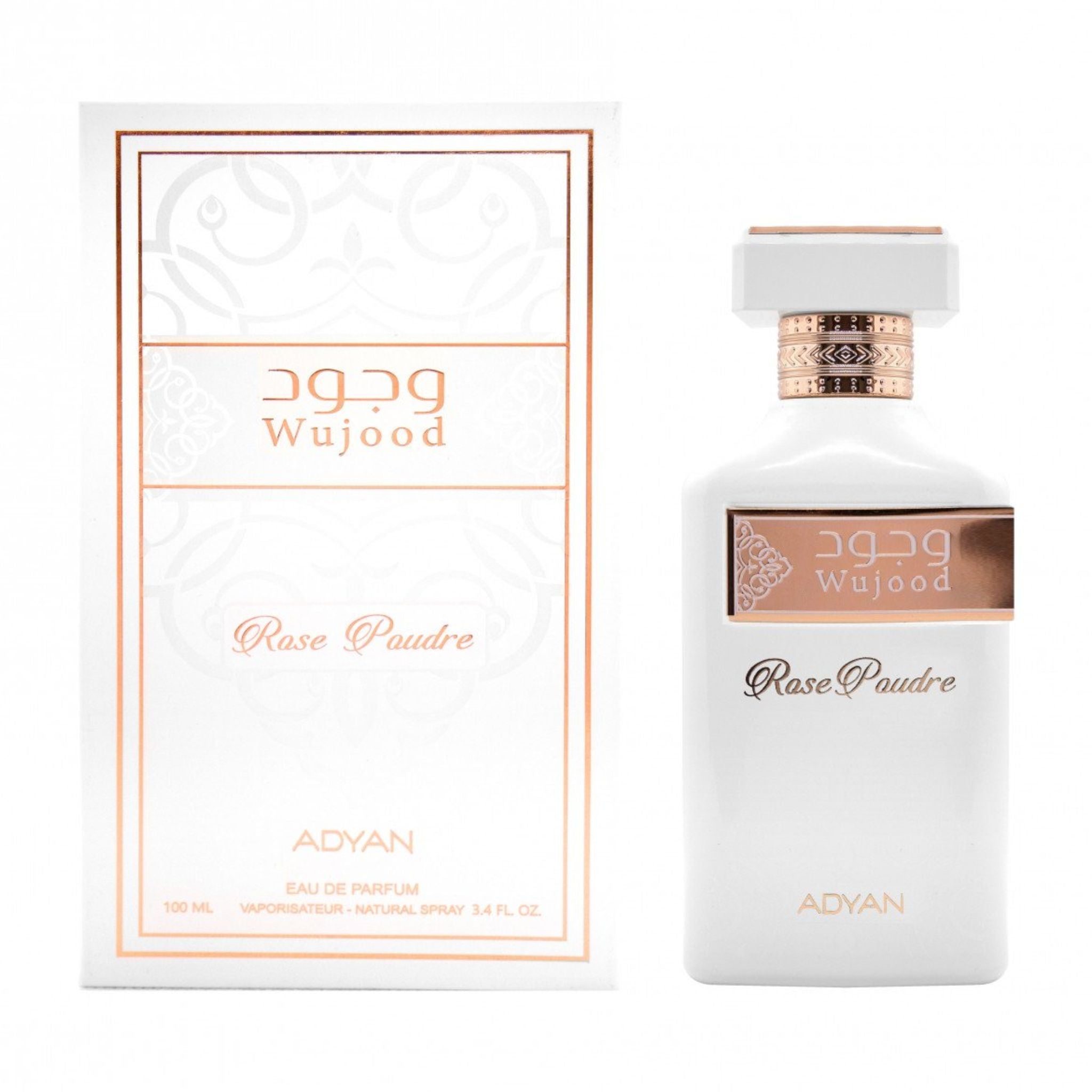 Adyan Wujood Rose Poudre 3.4oz Women EDP Spray by Adyan