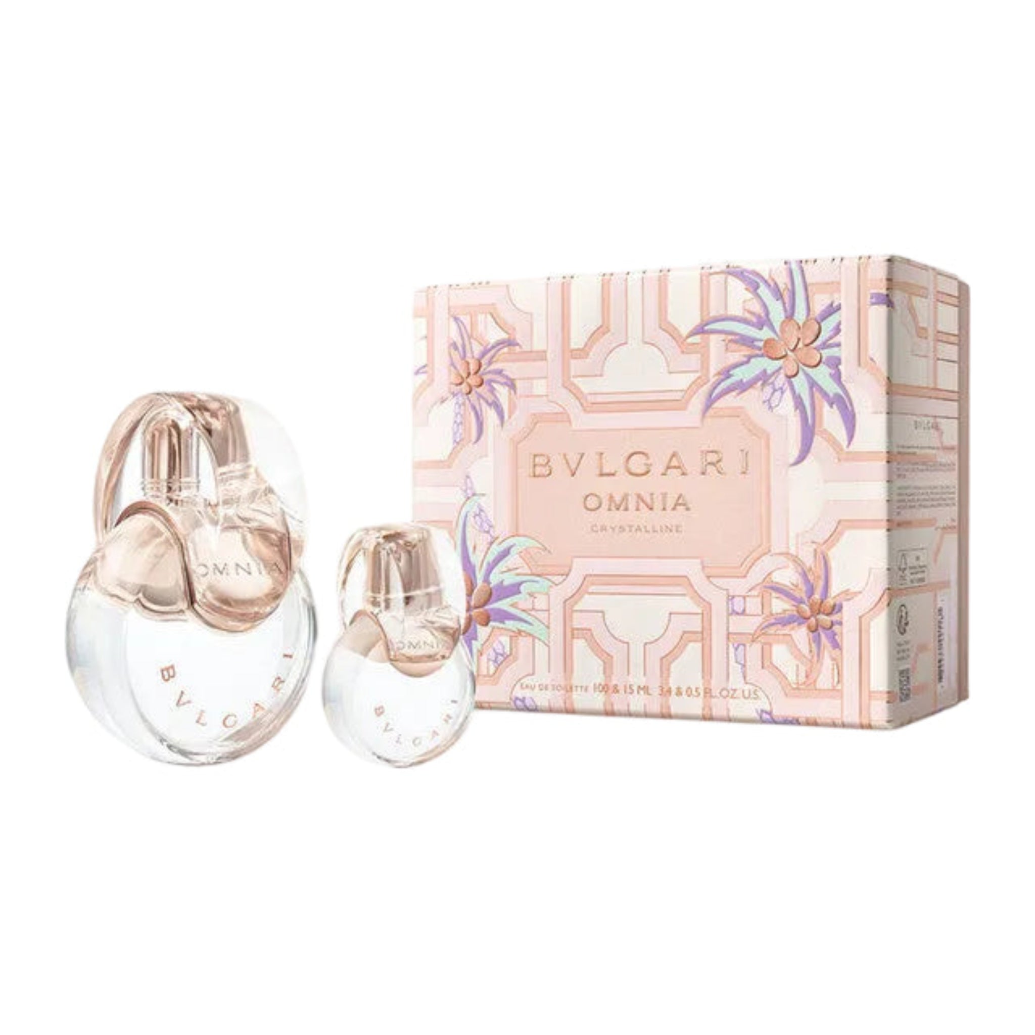 Bvlgari Omnia Crystaline 2-Piece Set 3.4oz Women EDT Spray by Bvlgari