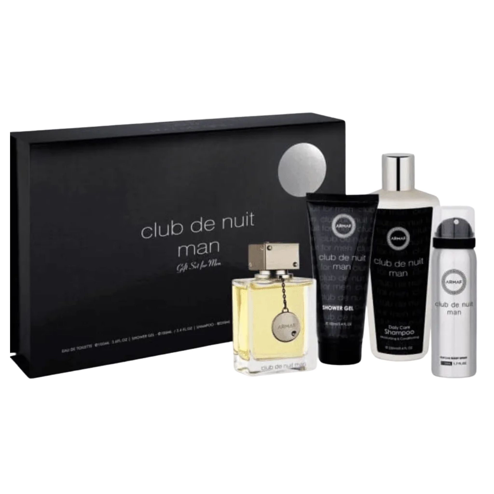 Armaf Club De Nuit 4-Piece Set 3.6oz Men EDT by Armaf