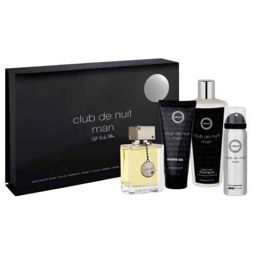 Armaf Club De Nuit 4-Piece Set 3.6oz Men EDT by Armaf