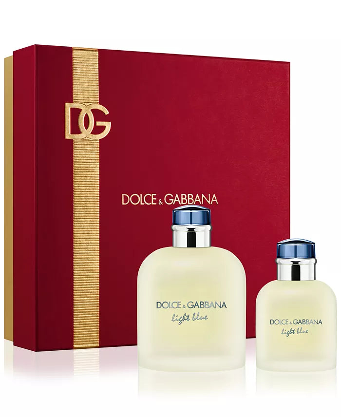 Dolce & Gabbana Light Blue D&G 2-Piece Set 6.7oz Men EDT Spray by Dolce & Gabbana