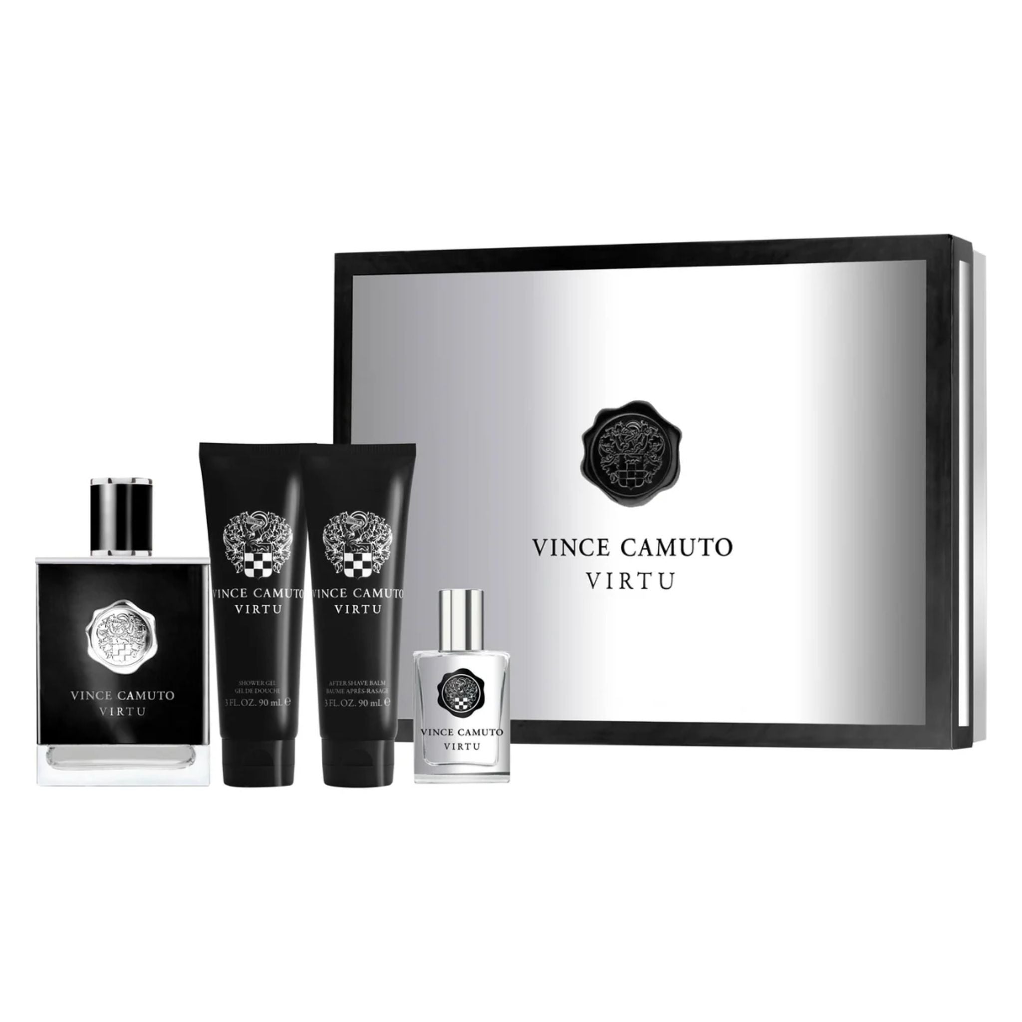 Vince Camuto Virtu 3-Piece Set 3.4oz Men EDT Spray by Vince Camuto