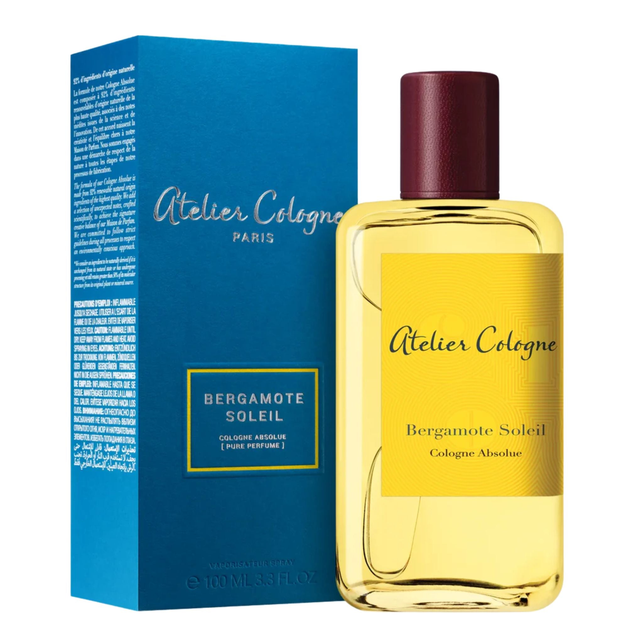 Atelier Bergamote Soleil 3.3oz Unisex EDC Spray by Atelier Cologne