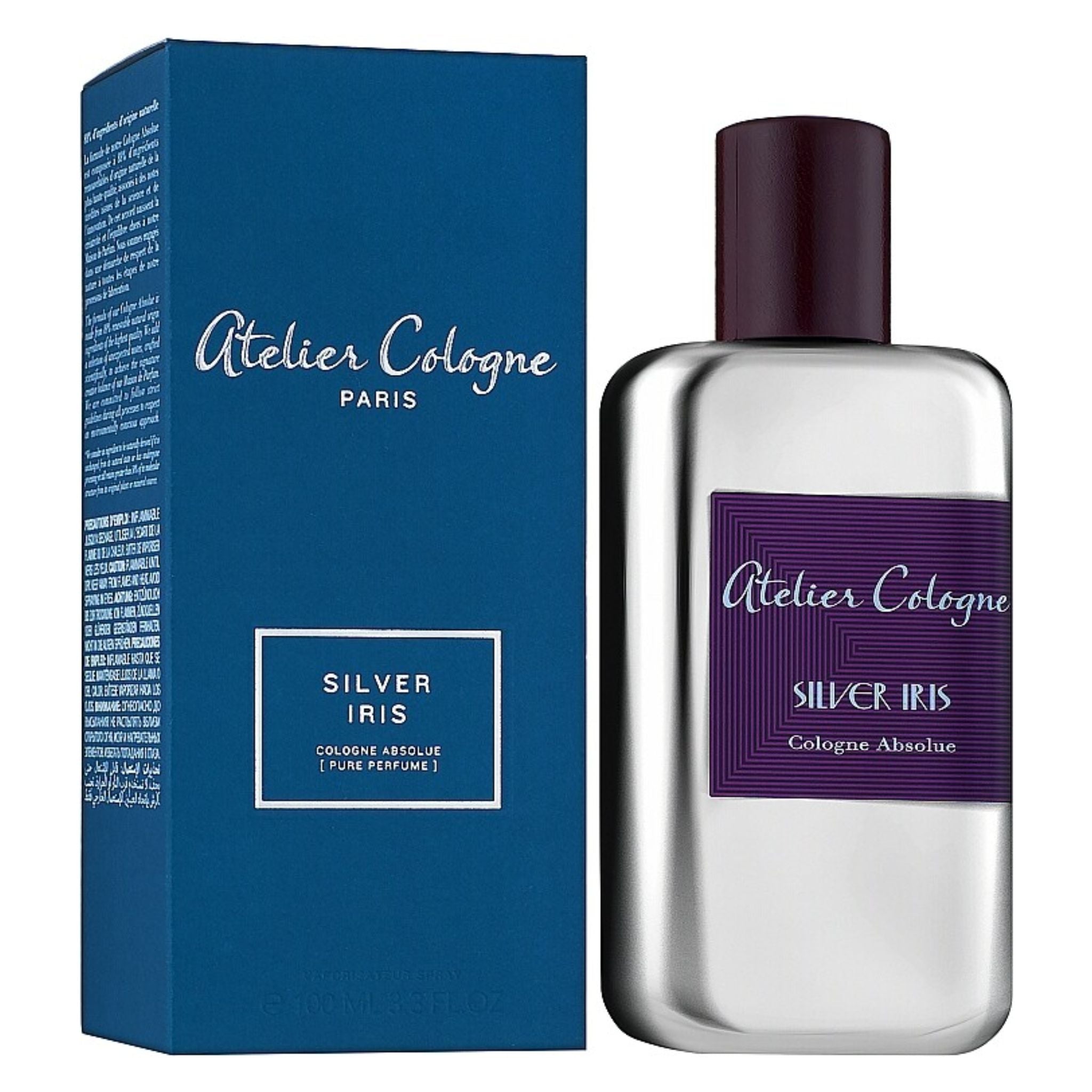Atelier Silver Iris 3.3oz Unisex EDC Spray by Atelier Cologne