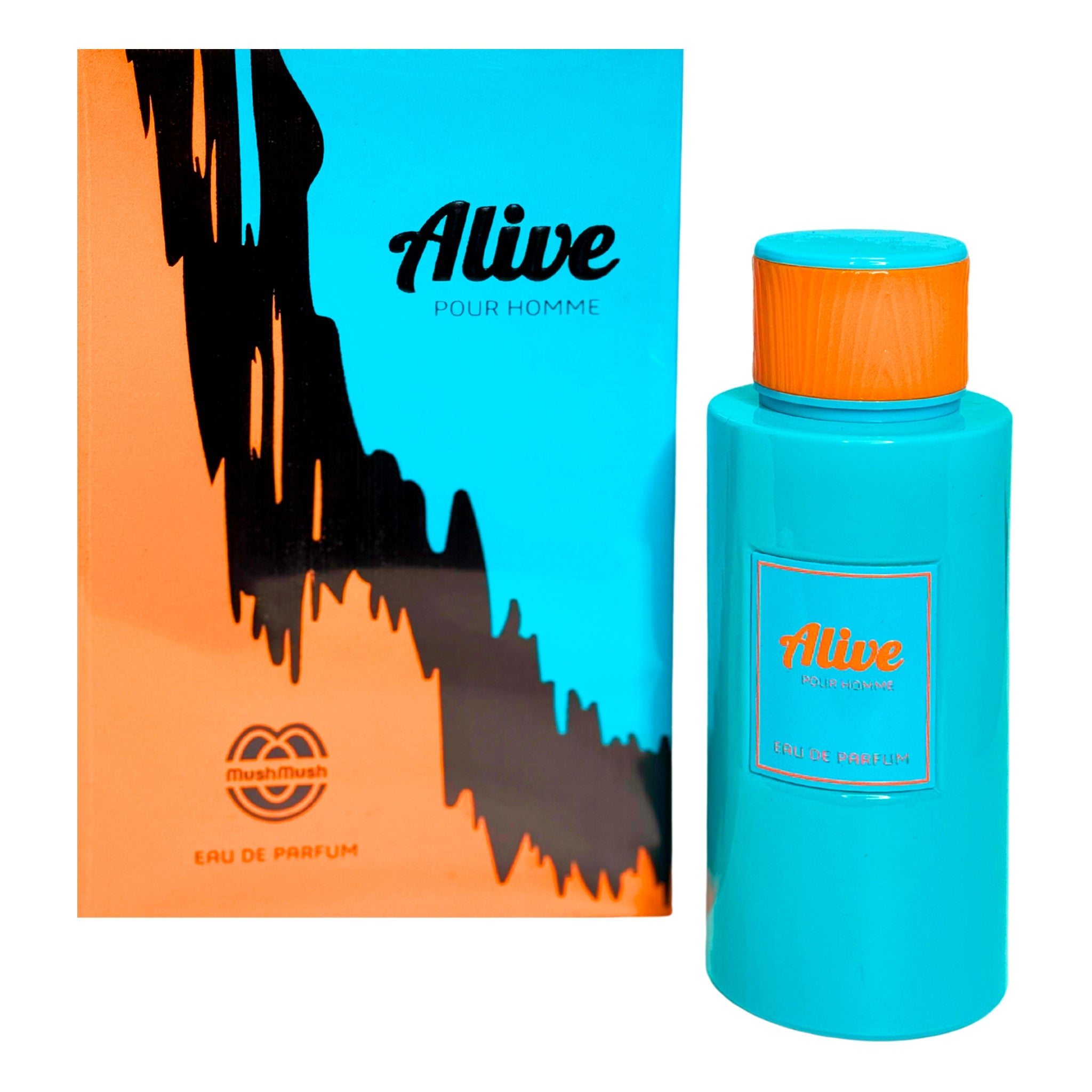 Alive Pour Homme By Mush Mush 3.4oz For Men EDP Spray