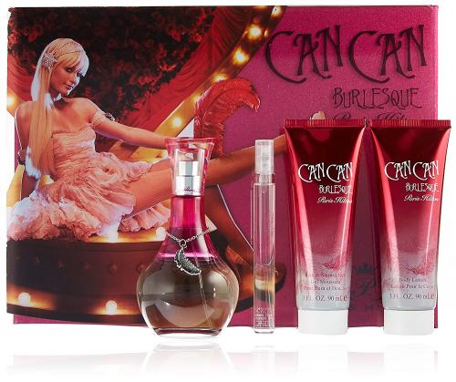 Paris Hilton Can Can Burlesque 4-Piece Set 3.4oz Women EDP Spray by Paris Hilton