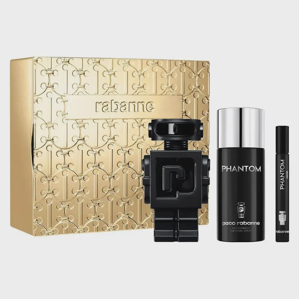 Phantom Parfum 3-Piece Set 3.4oz Men EDP by Paco Rabanne