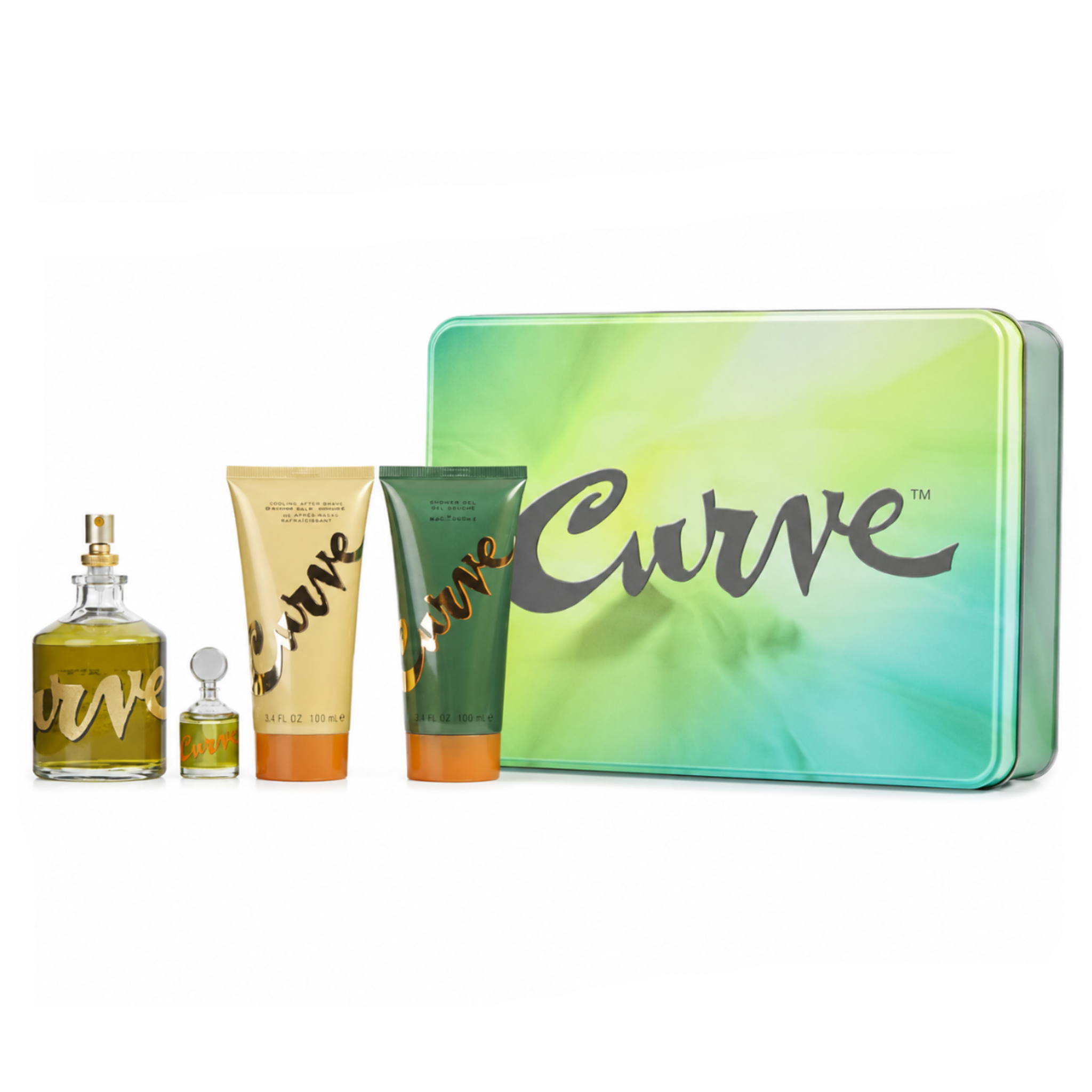 Liz Claiborne Curve 4-Piece Set 4.2oz Men EDC Spray by Liz Claiborne