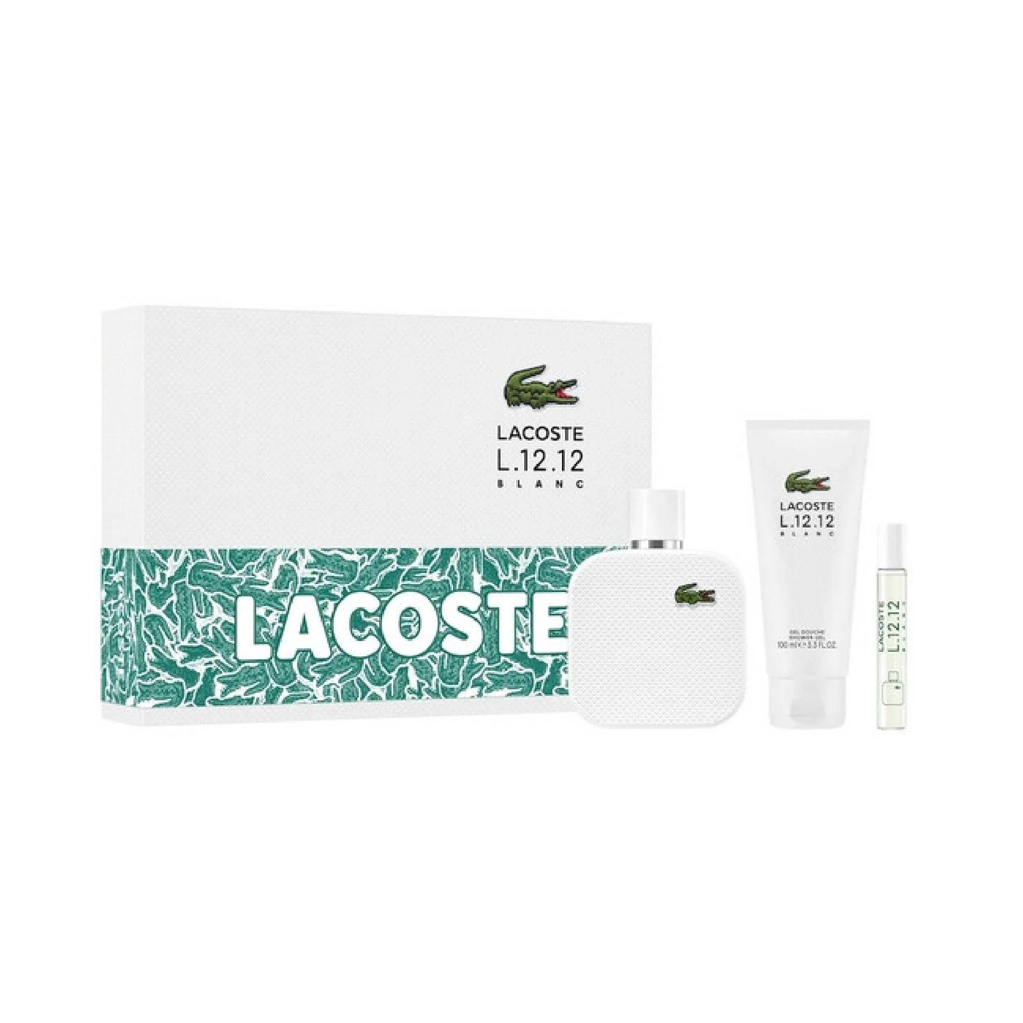 Lacoste Blanc 3-Piece Set 3.3oz Men EDT by Lacoste