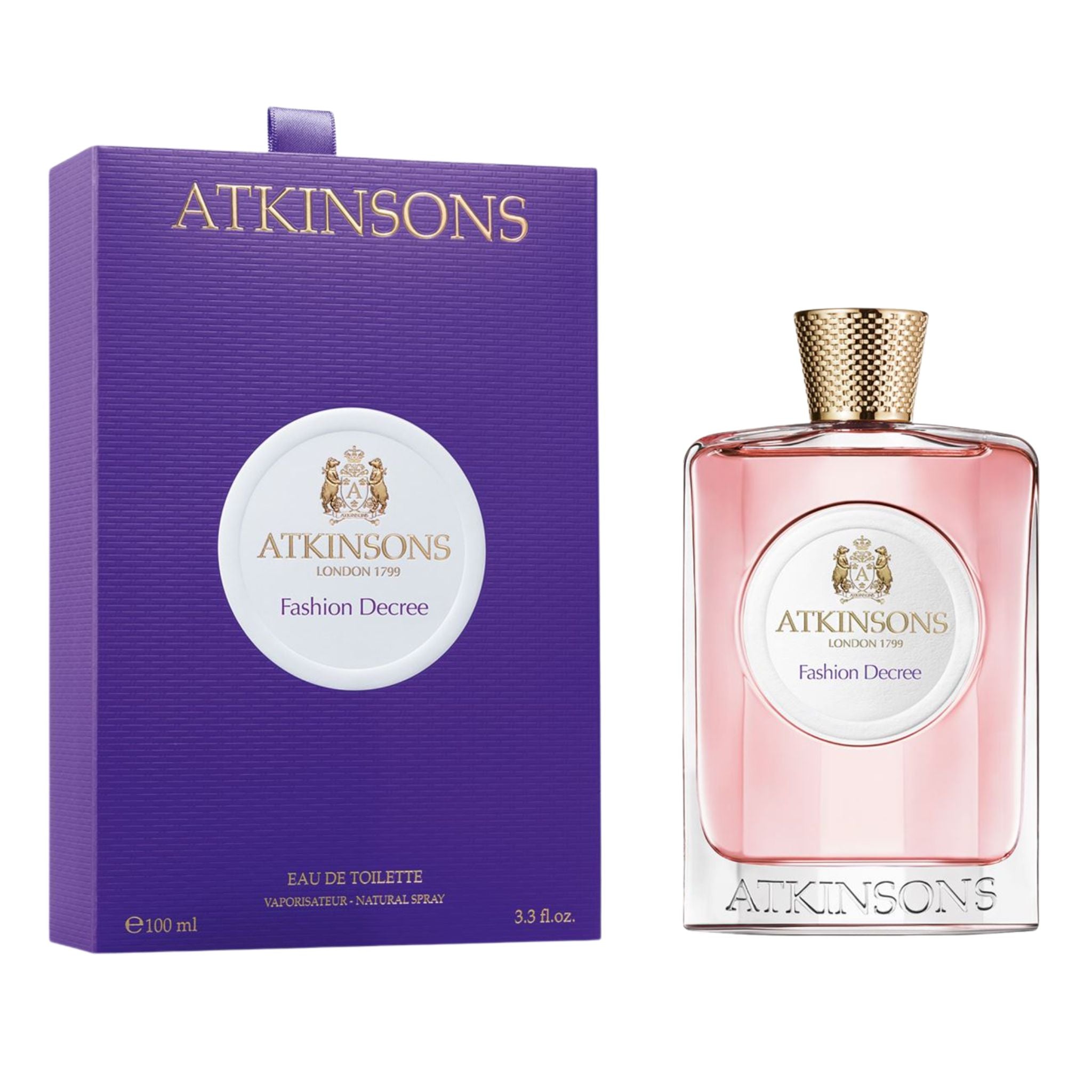 Atkinson Fashion Decree 3.3oz Women EDT Spray by Atkinsons